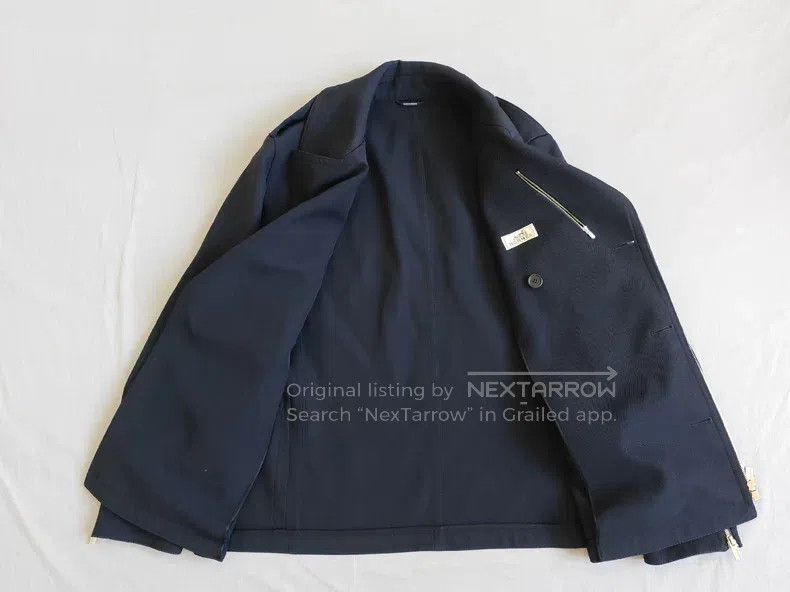 Hermes Hermes Navy wool coat jacket, dark blue, 76% wool + 24% co Size US M / EU 48-50 / 2 - 4 Thumbnail