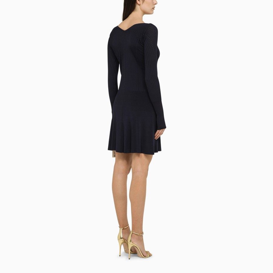 Jacquemus o1d2blof0824 Pralu Mini Dress in Navy Blue Size S / US 4 / IT 40 - 3 Thumbnail