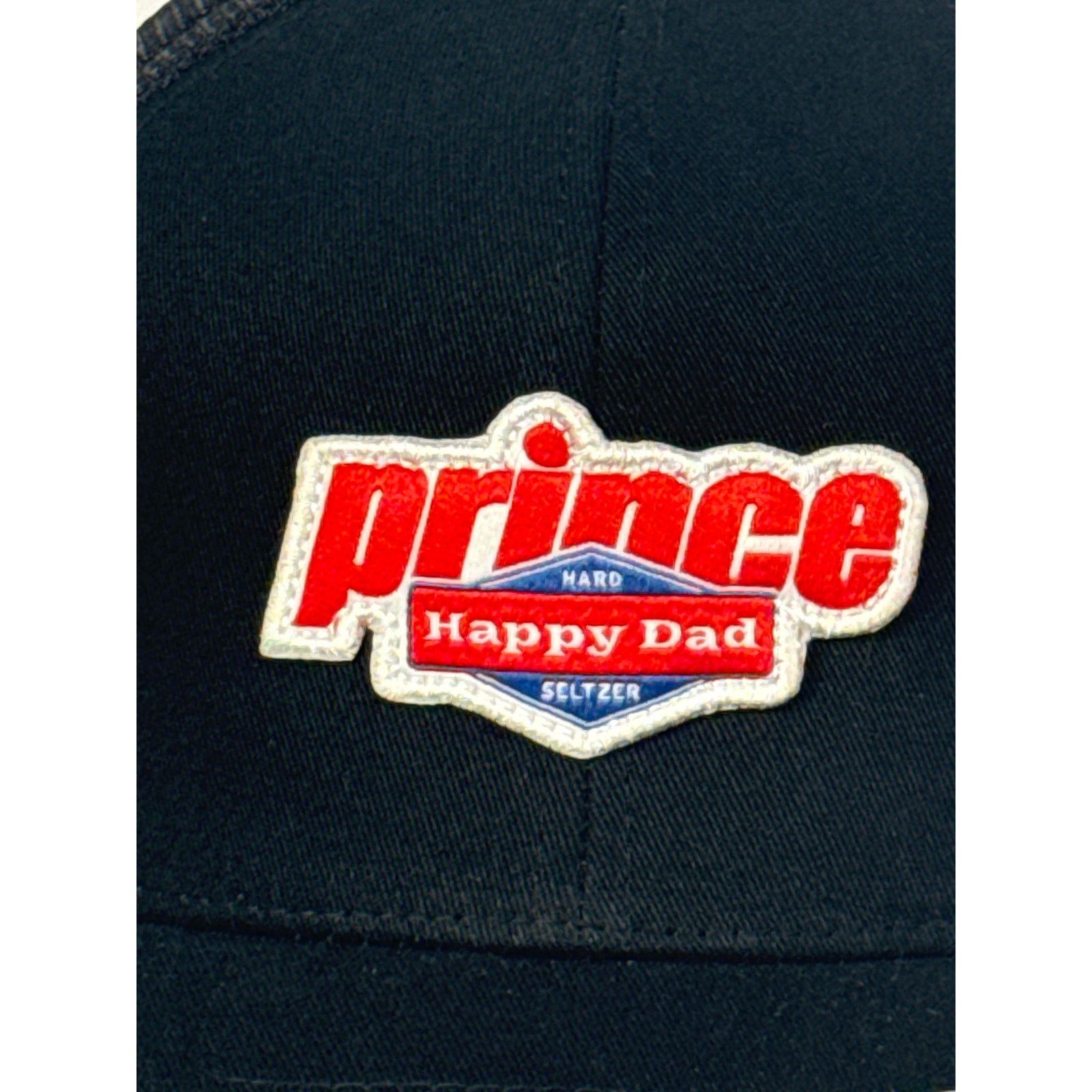 Other Prince x Happy Dad Snapback Black Mesh Back Trucker Style Size ONE SIZE - 3 Thumbnail