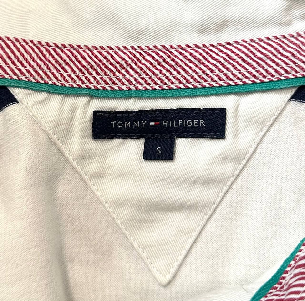Tommy Hilfiger × Vintage Tommy Hilfiger Long Sleeve Polo Rugby Shirt striped Womens Size S / US 4 / IT 40 - 7 Thumbnail