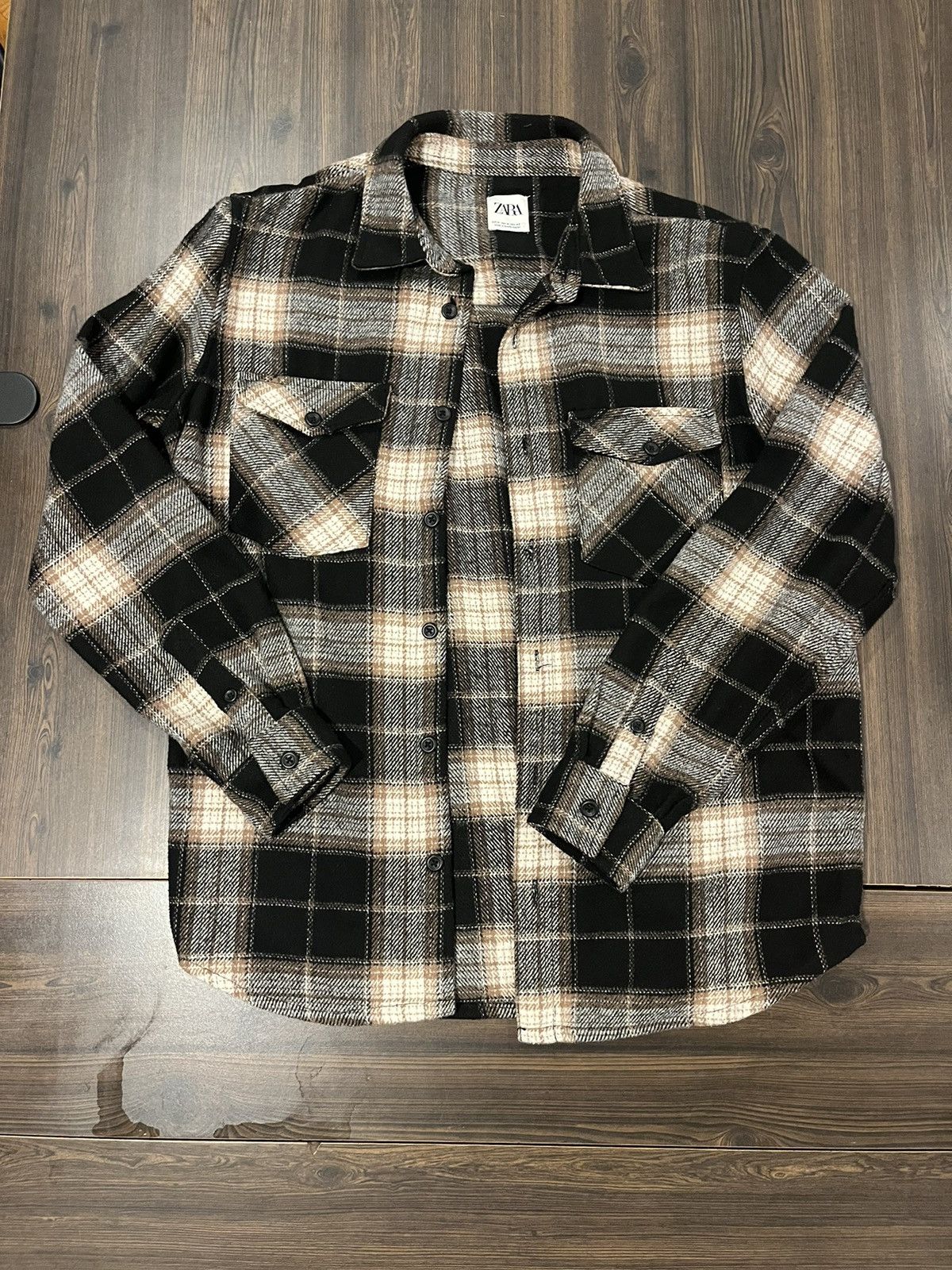 Zara Zara Wool Button Up Size US M / EU 48-50 / 2 - 1 Thumbnail