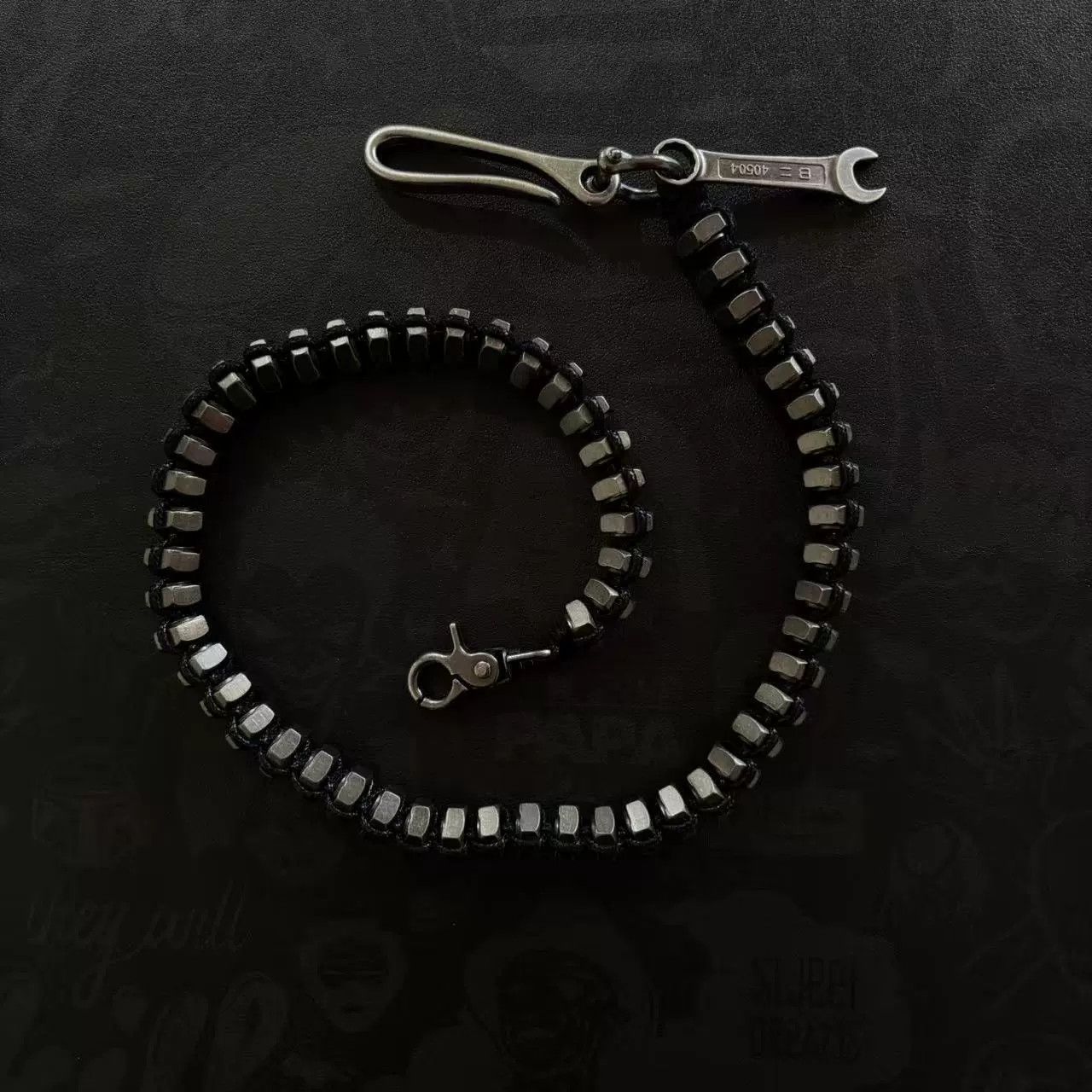 Vintage Retro hip-hop punk style jeans waist chain Size ONE SIZE - 4 Thumbnail