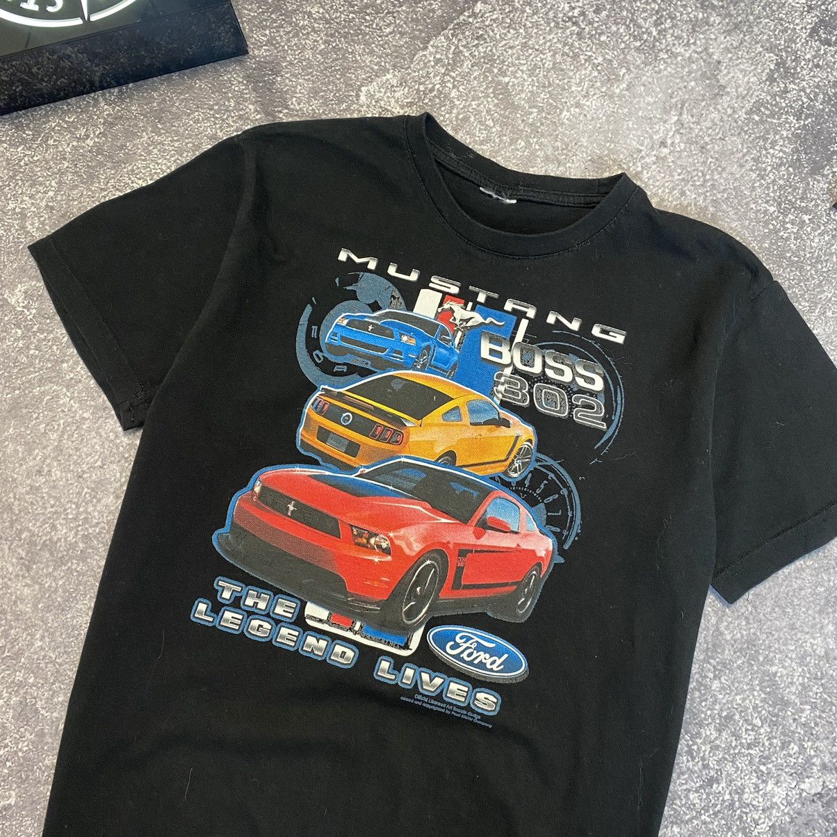 Vintage Vintage Ford Mustang Big Logo racing graphic tee Size US M / EU 48-50 / 2 - 3 Thumbnail