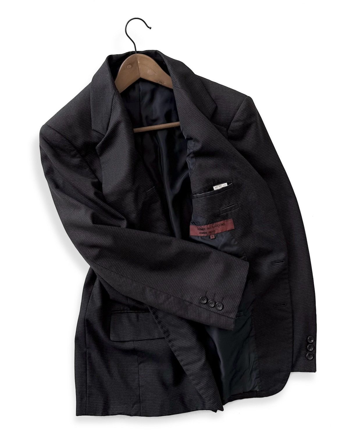 Comme des Garcons Homme Deux VTG90s COMME des GARÇONS HOMME DEUX BLAZER JACKET Size 44R - 1 Thumbnail