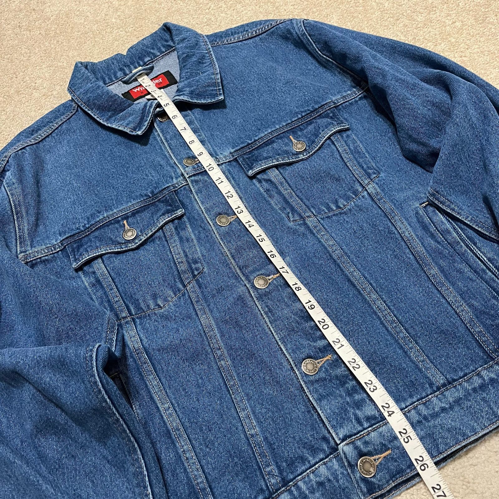 Wrangler Vintage Wrangler Hero Denim Trucker Jacket XL Size US XL / EU 56 / 4 - 5 Thumbnail
