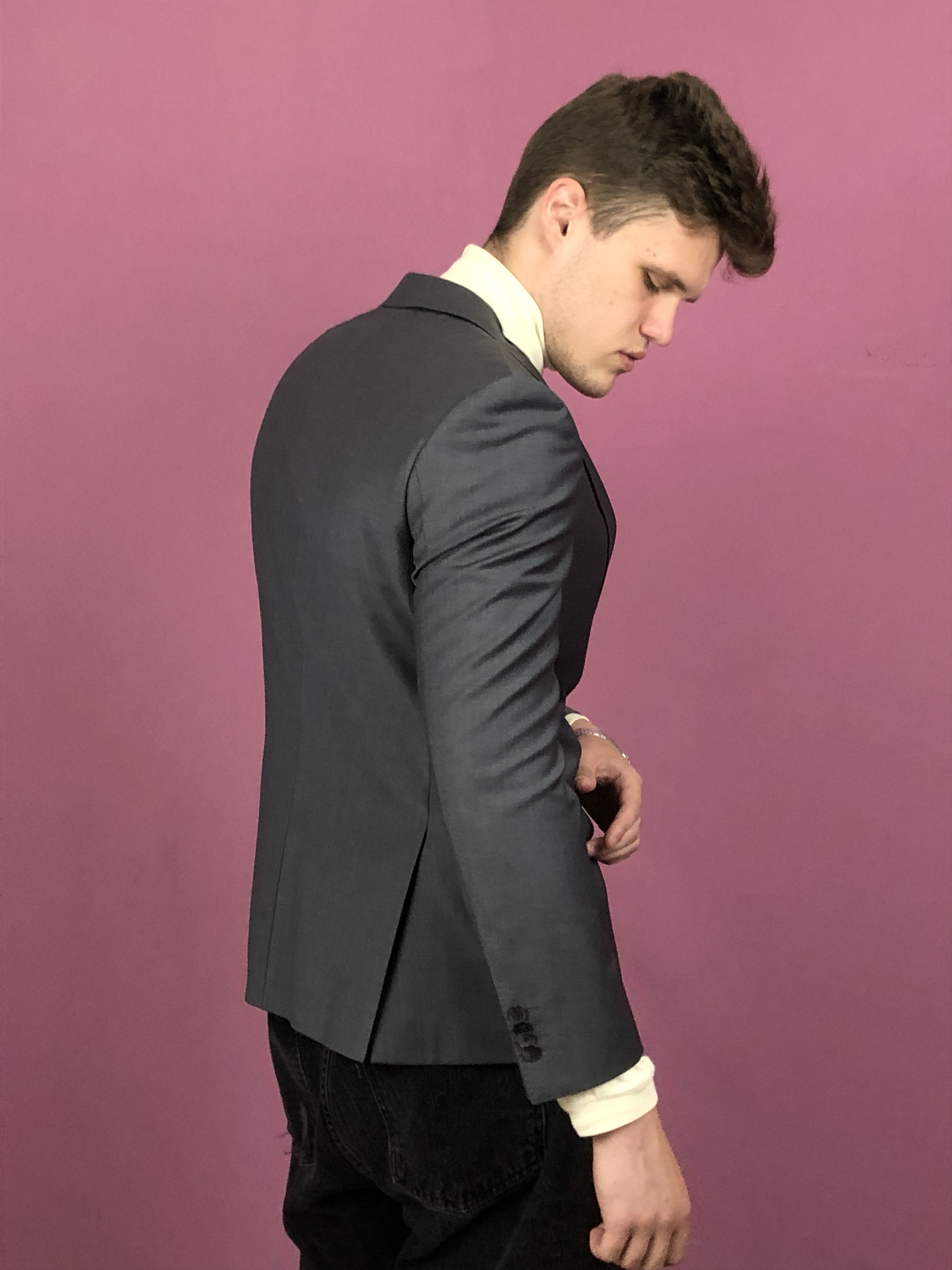 Designer × Hugo × Hugo Boss Hugo Boss Vintage Men's Suit Blazer - Size 36R / S Size 36R - 3 Thumbnail