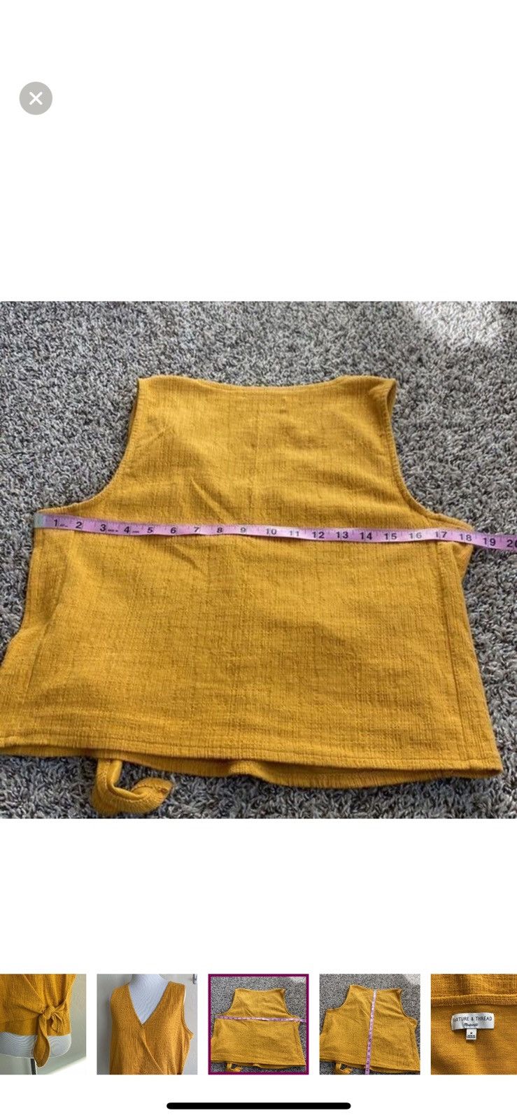 Madewell Madewell medium texture and thread wrap tie tank top Size M / US 6-8 / IT 42-44 - 2 Thumbnail