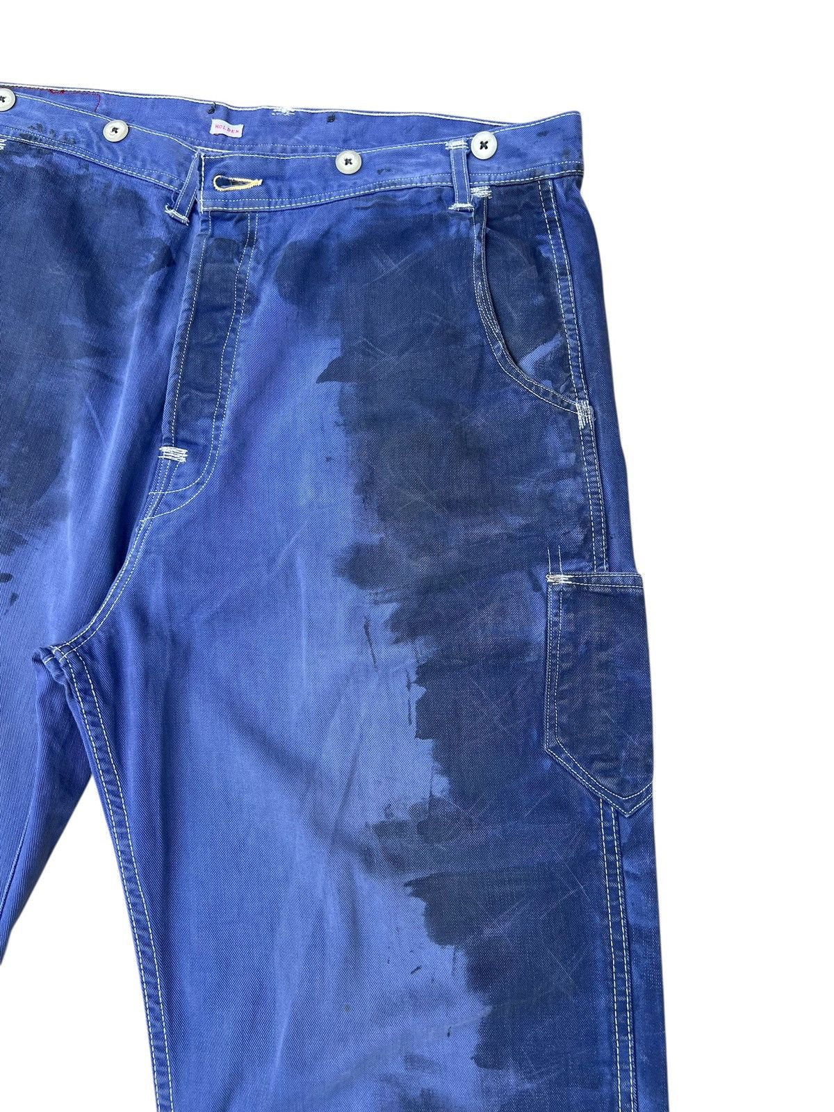 Levi's Archive 2003 Levi’s Red HOLDEN Waxed Stains Cotton Work Pant Size US 34 / EU 50 - 11 Thumbnail