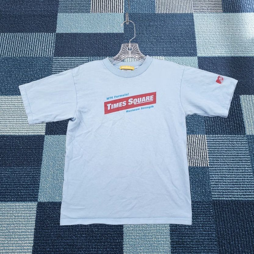 Vintage VINTAGE MTV T Shirt Mens Small Blue 90s Music Formula Times Square Maximum Stretch Size US S / EU 44-46 / 1 - 1 Thumbnail