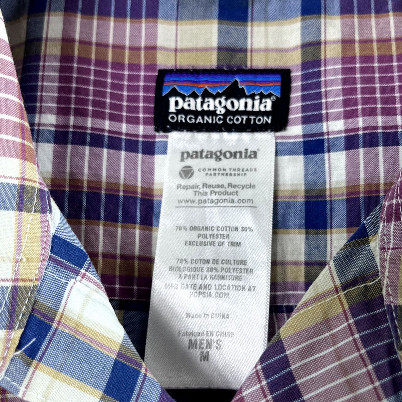 Patagonia Red and Blue Plaid Men's Patagonia Button Front Shirt M Size US M / EU 48-50 / 2 - 3 Thumbnail