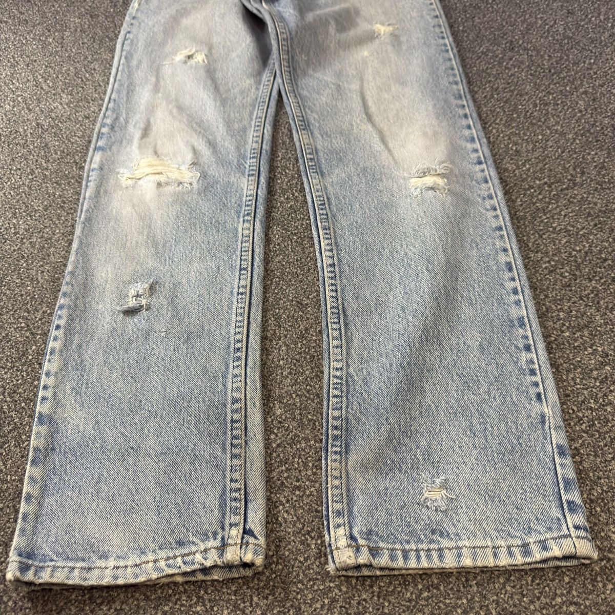 Levi's Vintage 90s Levis 505 Acid Washed Denim Made in Usa W27 Size US 27 - 7 Thumbnail