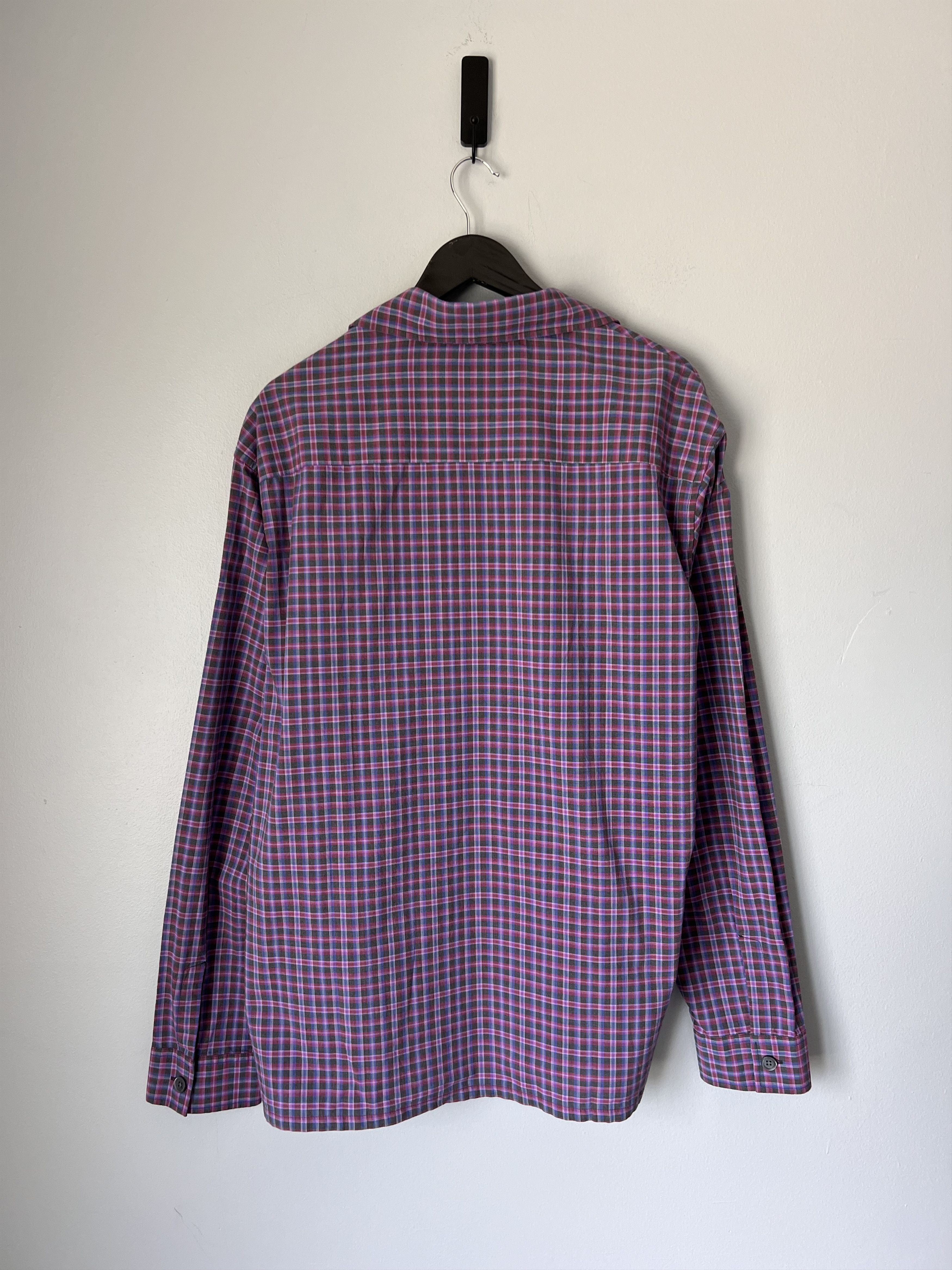 Our Legacy Our Legacy Heusen Shirt in Venice Check Seersucker Red Size US M / EU 48-50 / 2 - 5 Thumbnail