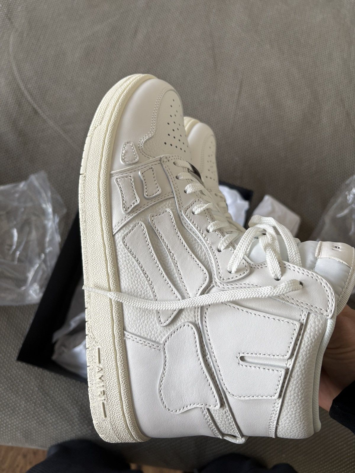 Amiri Amiri Skeleton High tops White Size US 10.5 / EU 43-44 - 8 Thumbnail
