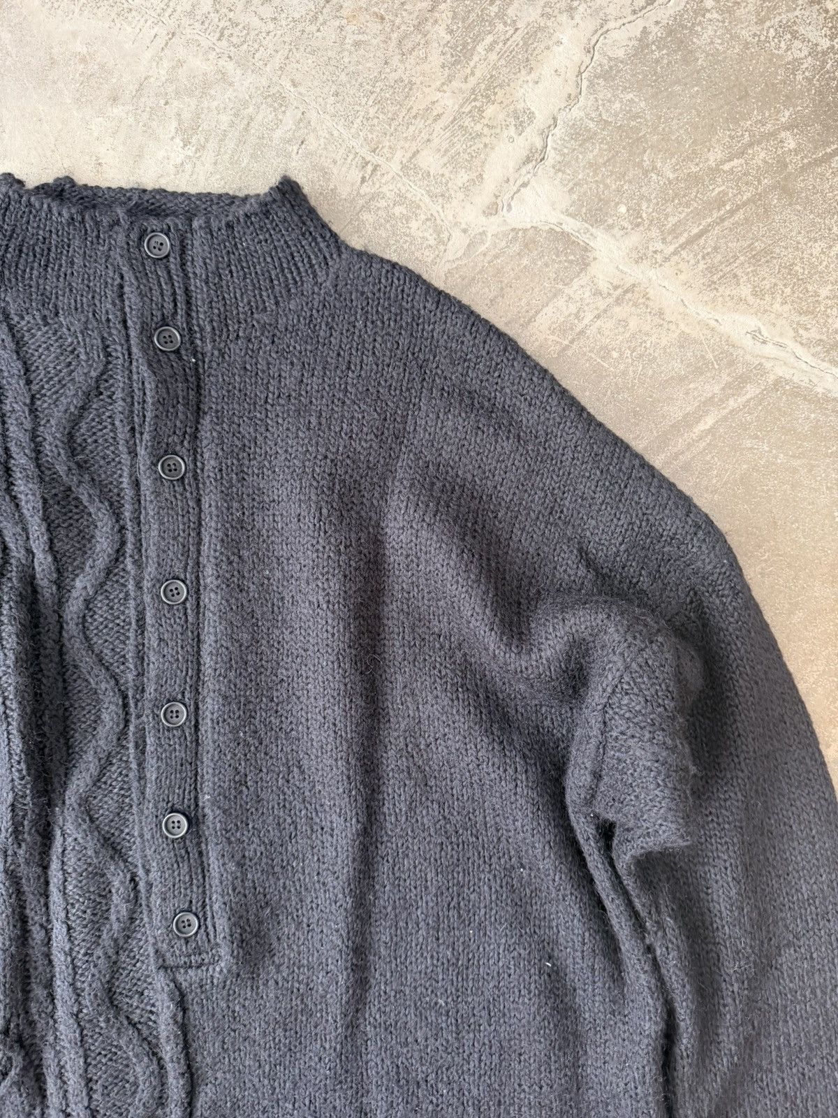 Yohji Yamamoto Yohji Yamamoto Patchwork Knit Sweater Kapital Our Legacy Size US L / EU 52-54 / 3 - 4 Thumbnail