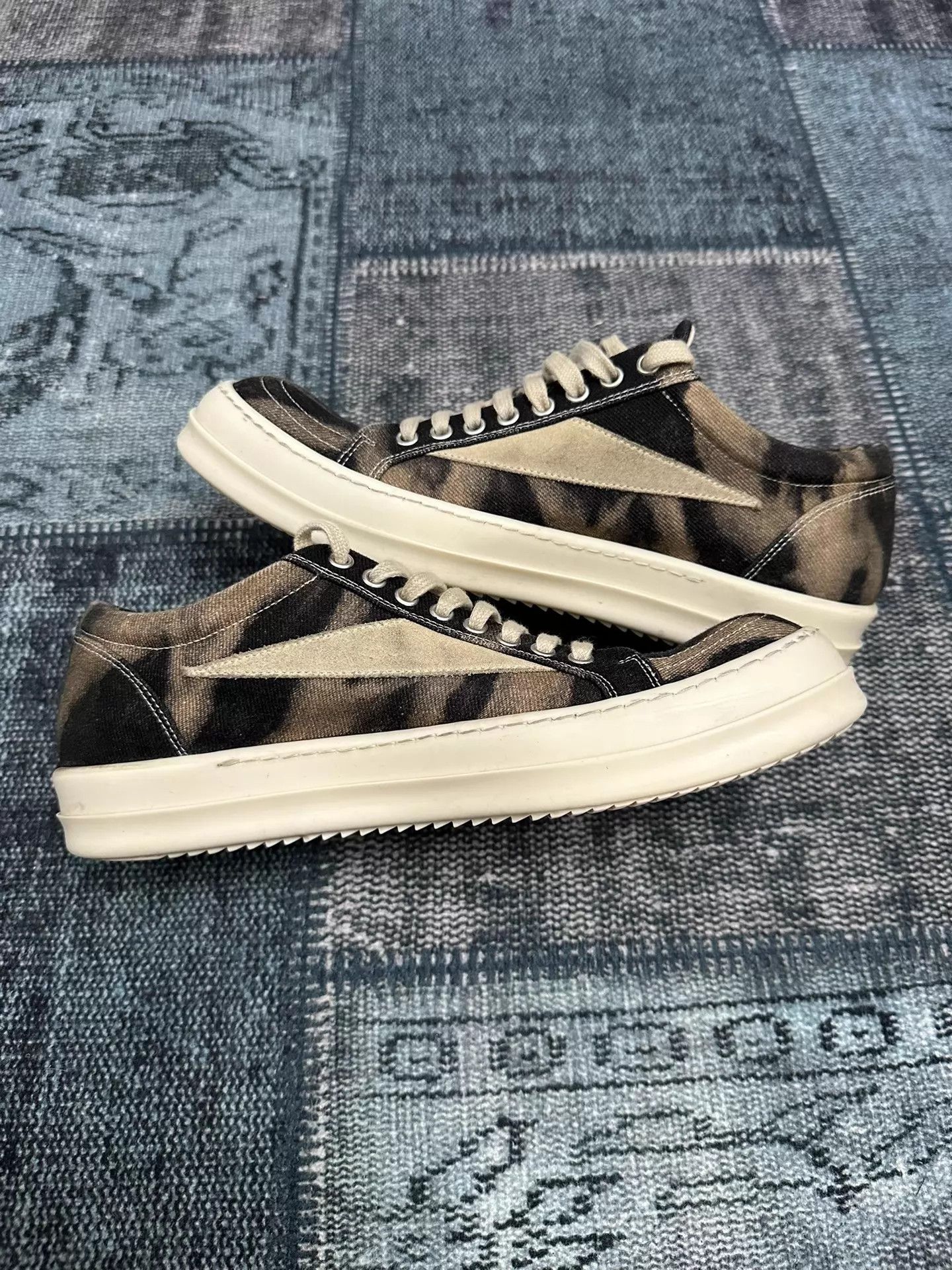 Rick Owens Rick Owens DRKSHDW Flame Tie-Dye Converse-Style 43 Naked Size US 10 / EU 43 - 3 Thumbnail