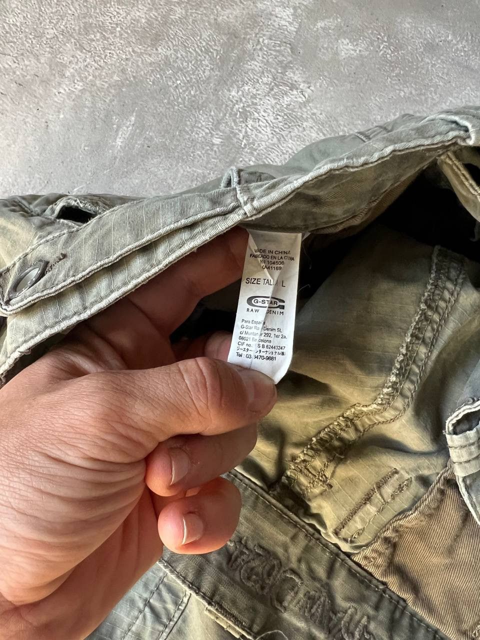 G-Star × Vintage Vintage G-Star Raw Cargo Short Size US 33 - 7 Thumbnail