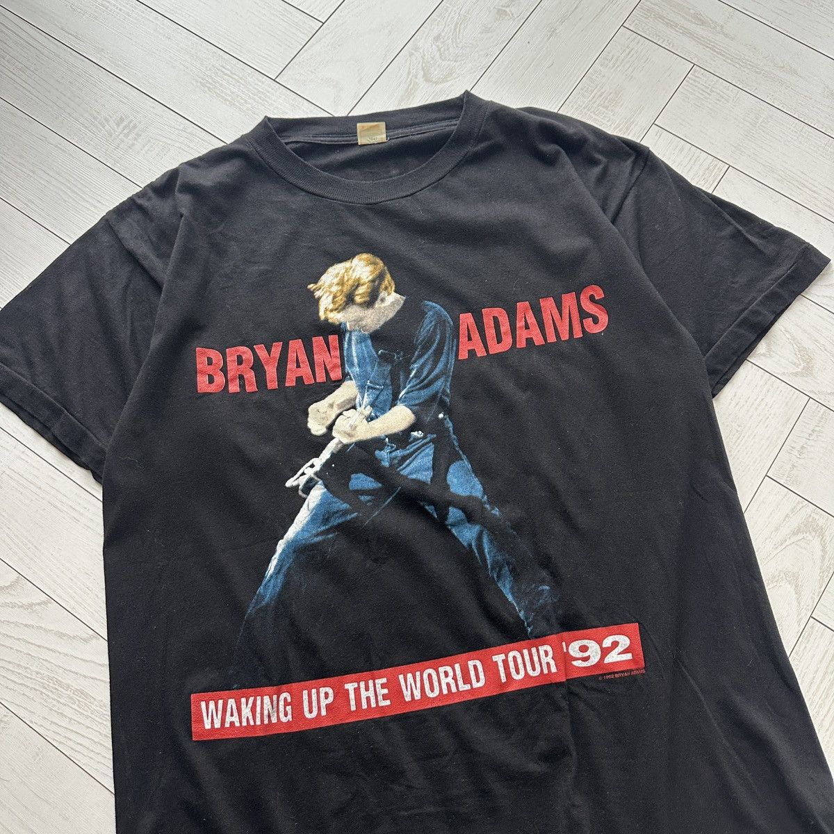 Band Tees Vintage 90s Bryan Adams Waking Up The World tour tee Giant Size US XL / EU 56 / 4 - 7 Thumbnail