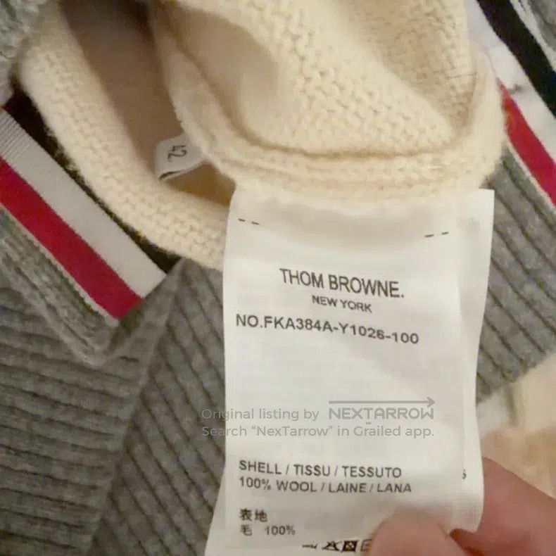 Thom Browne Thom Browne Knit Wool Crewneck Sweater White Size M / US 6-8 / IT 42-44 - 4 Thumbnail