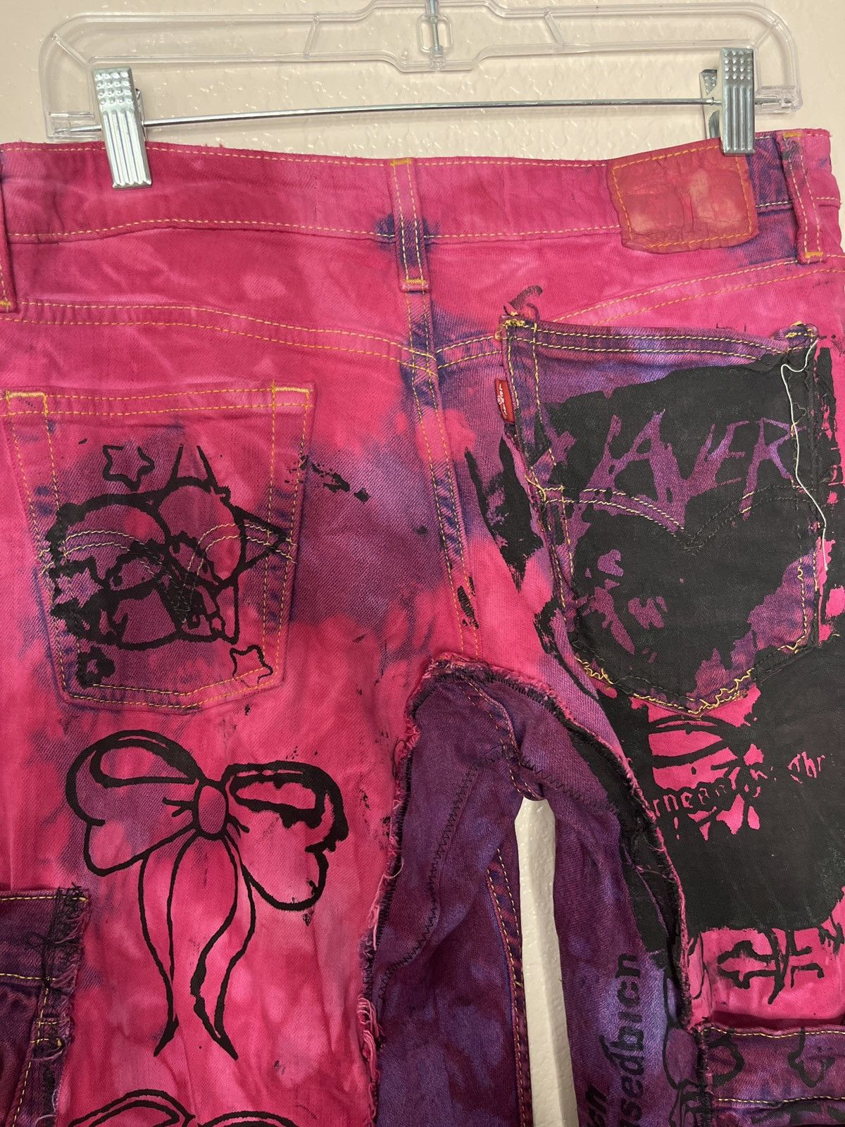 Japanese Brand Basedbich upcycled wide pants Size US 31 - 14 Thumbnail