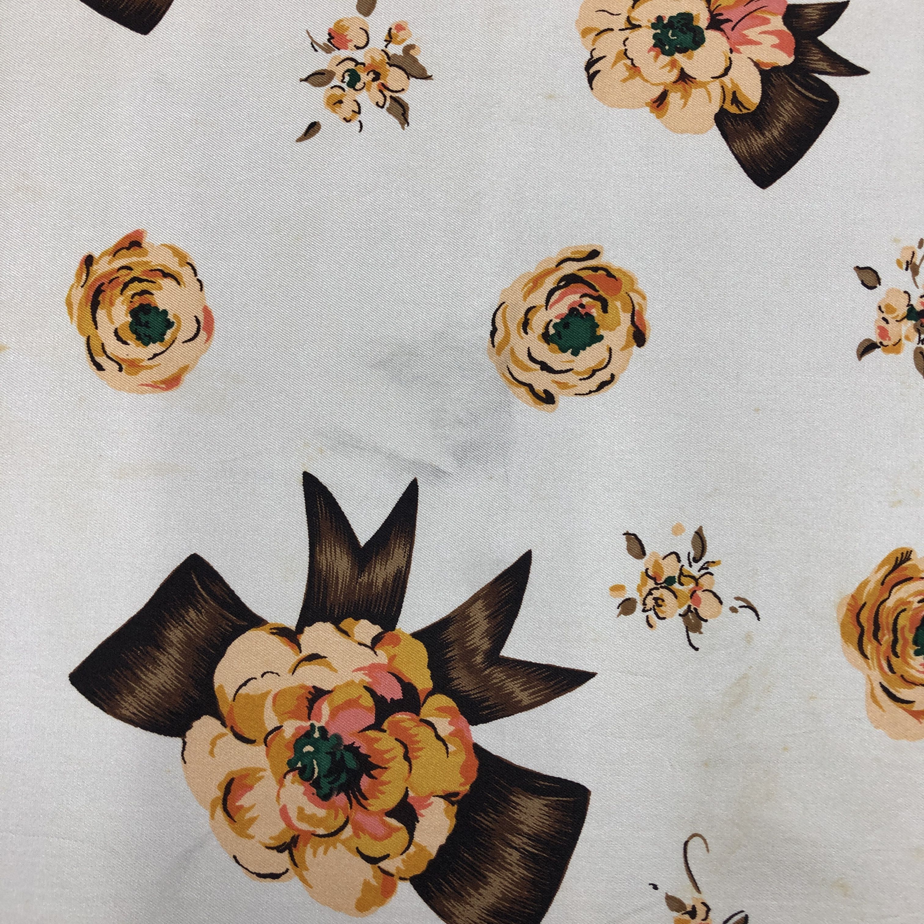 Japanese Brand Vintage Melrose SILK Scarf Twill Stole Wraps Scarves Size ONE SIZE - 18 Thumbnail