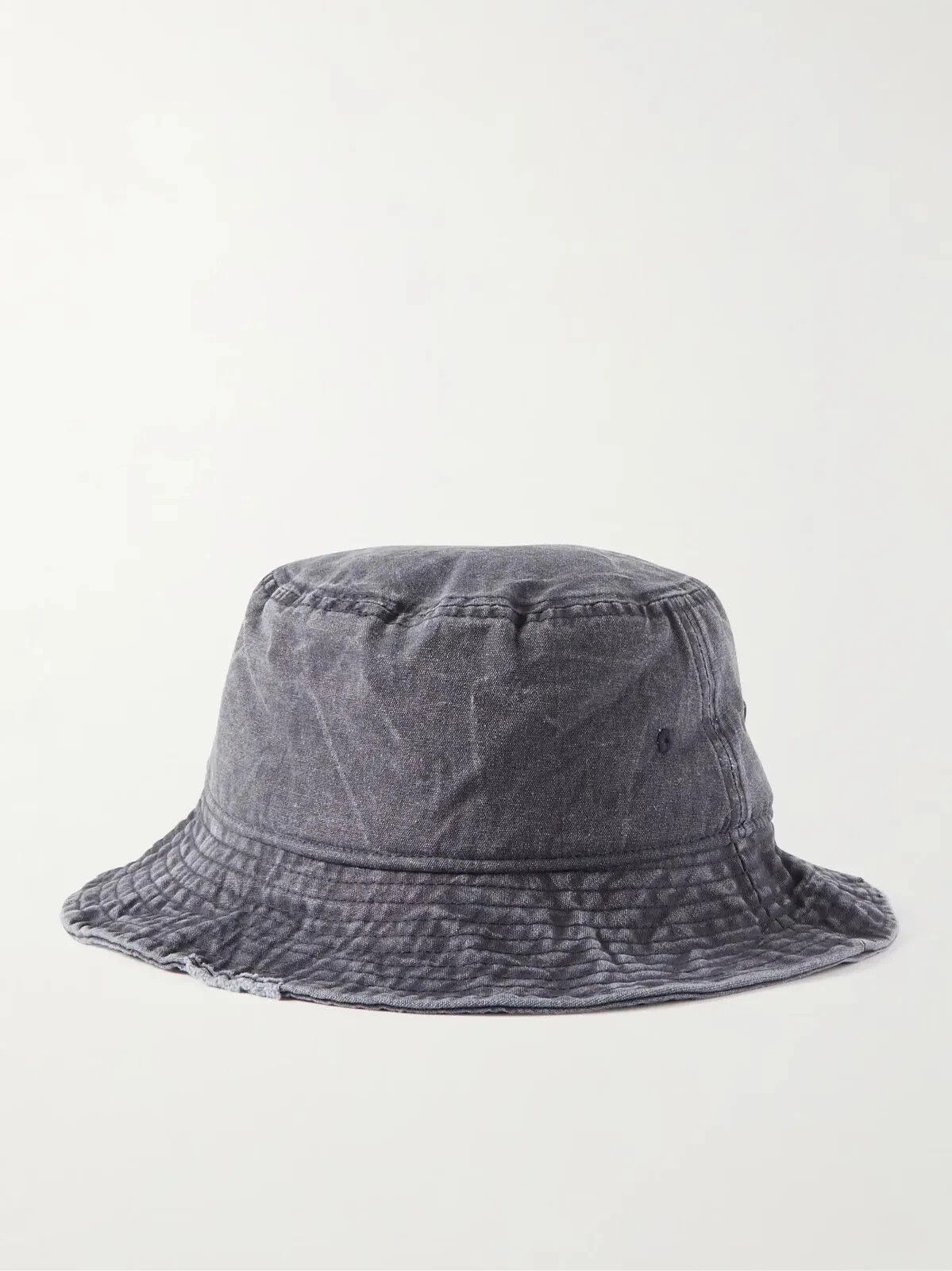 Acne Studios ACNE studios buko canvas face logo Denim Bucket Hat Size ONE SIZE - 2 Thumbnail
