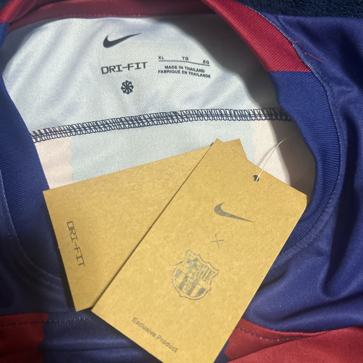 Nike Barcelona Jersey Size US XL / EU 56 / 4 - 3 Thumbnail