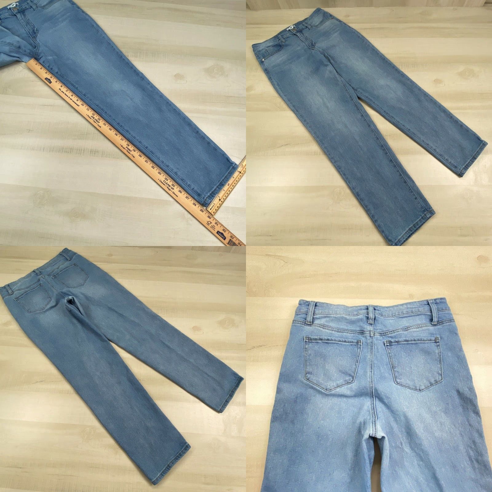 Vintage BP Women's Mom Jeans High Waist Blue Medium Wash Size 31 Stretch Cotton Blend Size 24" / US 00 / IT 34 - 8 Thumbnail