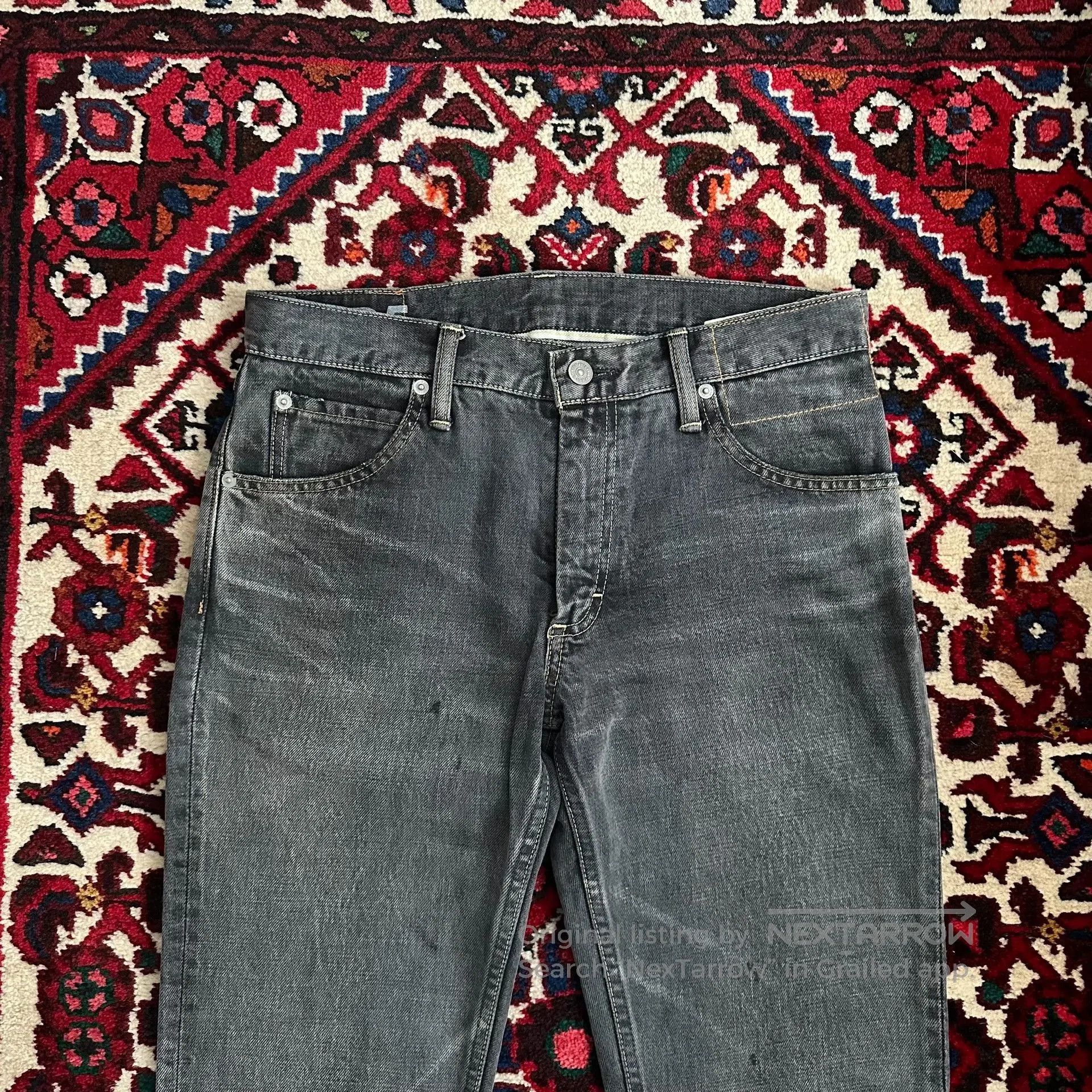 Visvim visvim 14aw 09d5 Black Washed Jeans W32L30. Size US 32 / EU 48 - 3 Thumbnail