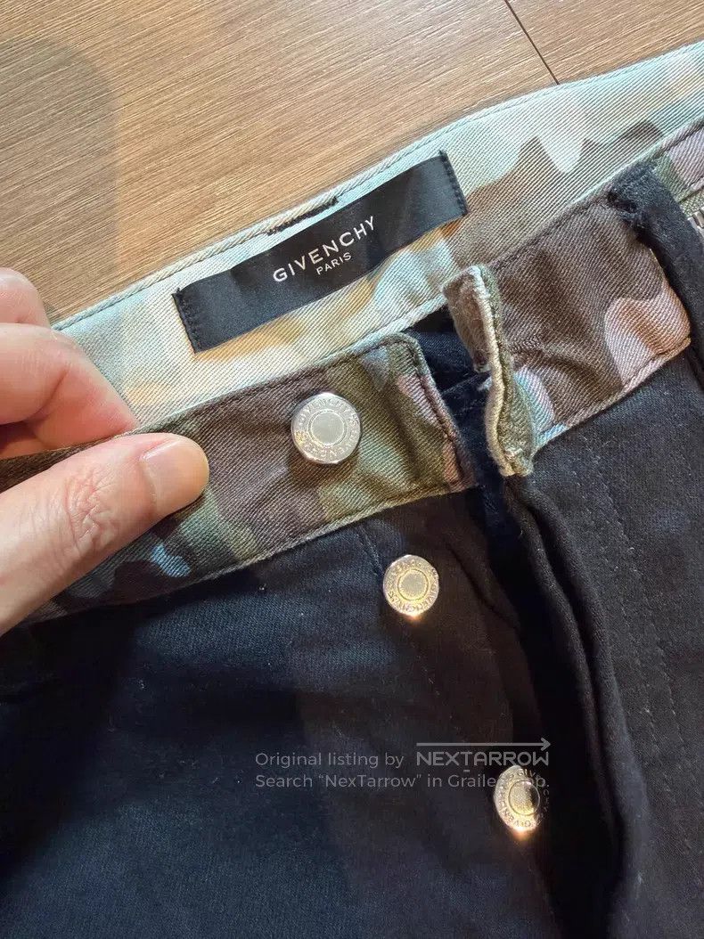 Givenchy Givenchy Black Denim Pants Size US 31 - 4 Thumbnail