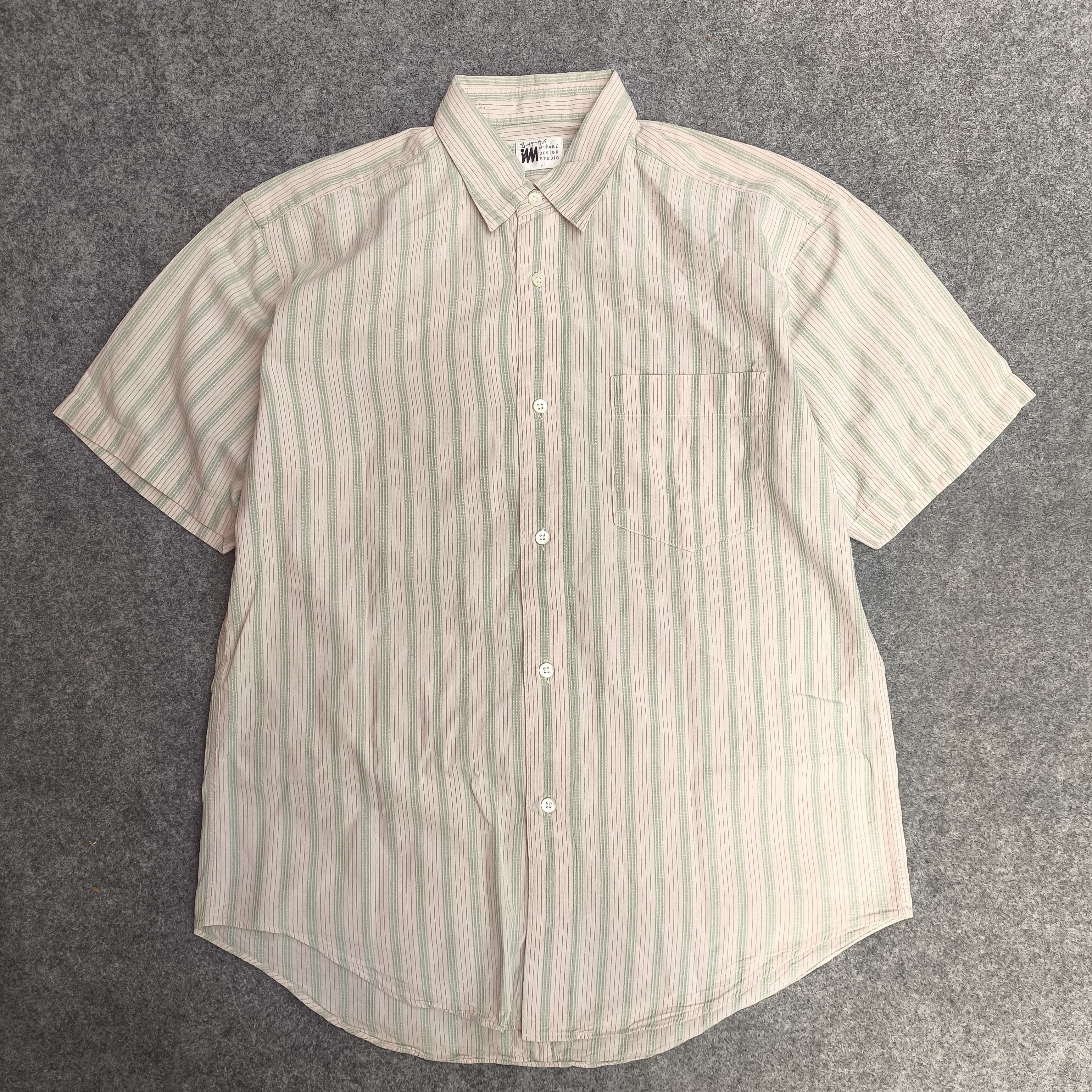 Issey Miyake Issey miyake Im product striped shirt button up Size US L / EU 52-54 / 3 - 1 Thumbnail