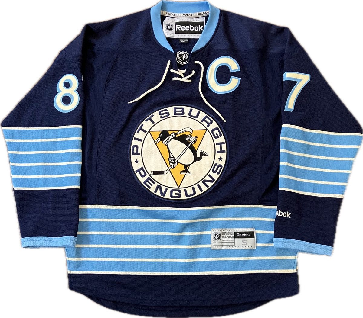 image of Pittsburgh Penguins Crosby 2011 Wc Reebok Nhl Hockey Jersey, Men's (Size Small)