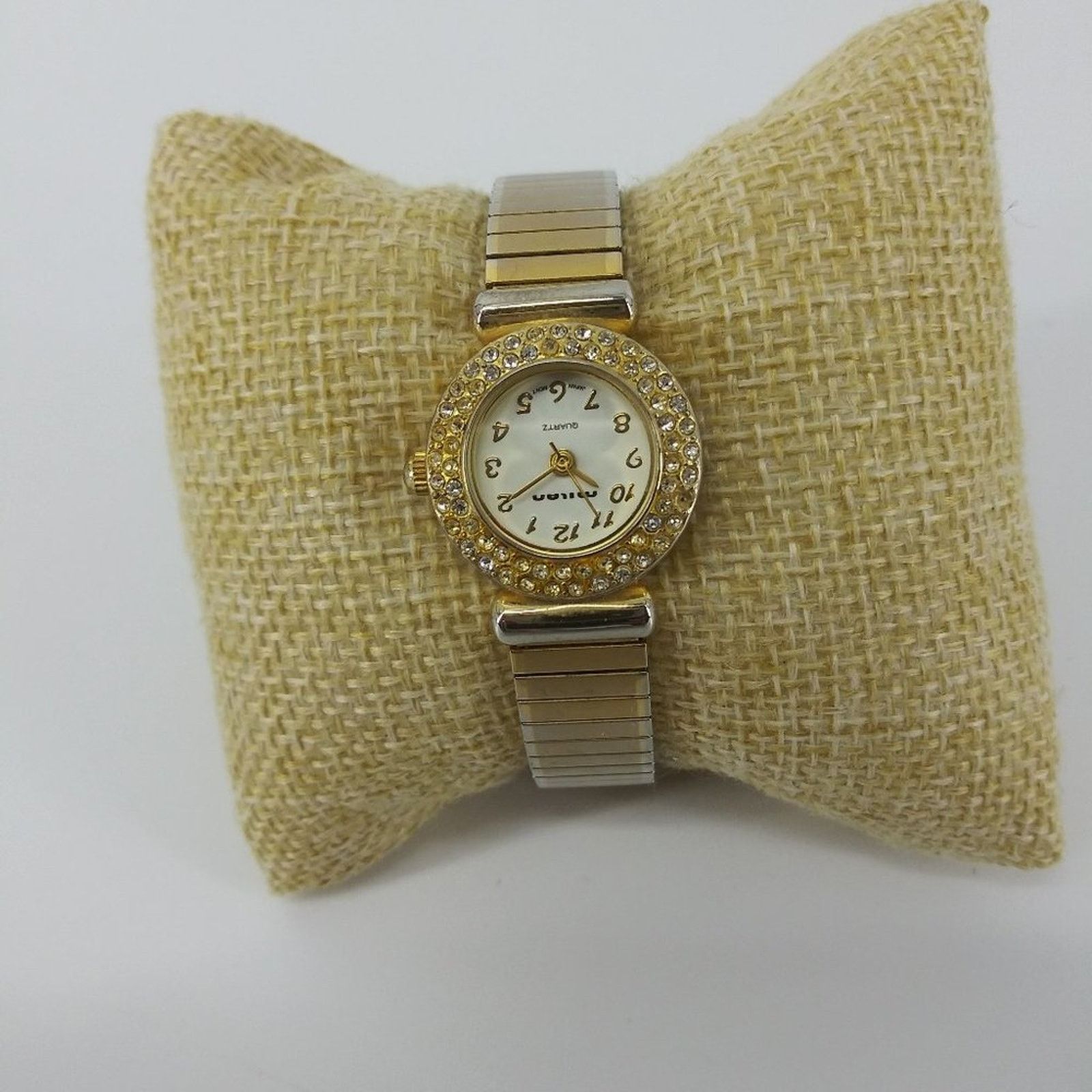 Other Vintage Milan Womens Gold Tone Stretch Bracelet Wristwatch Size ONE SIZE - 11 Thumbnail