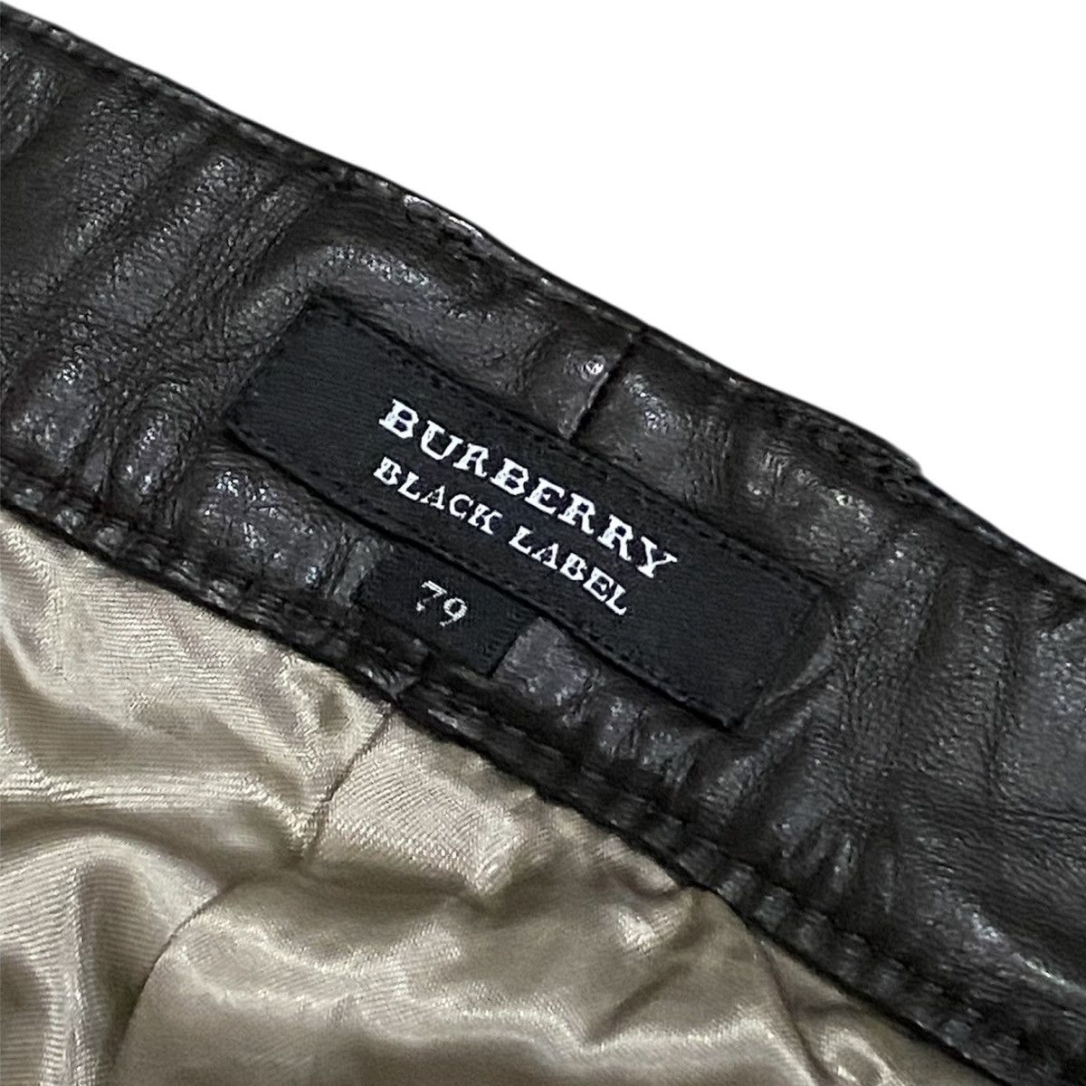 Burberry Burberry Black Label England Lamb Leather Pants Size US 31 - 8 Thumbnail