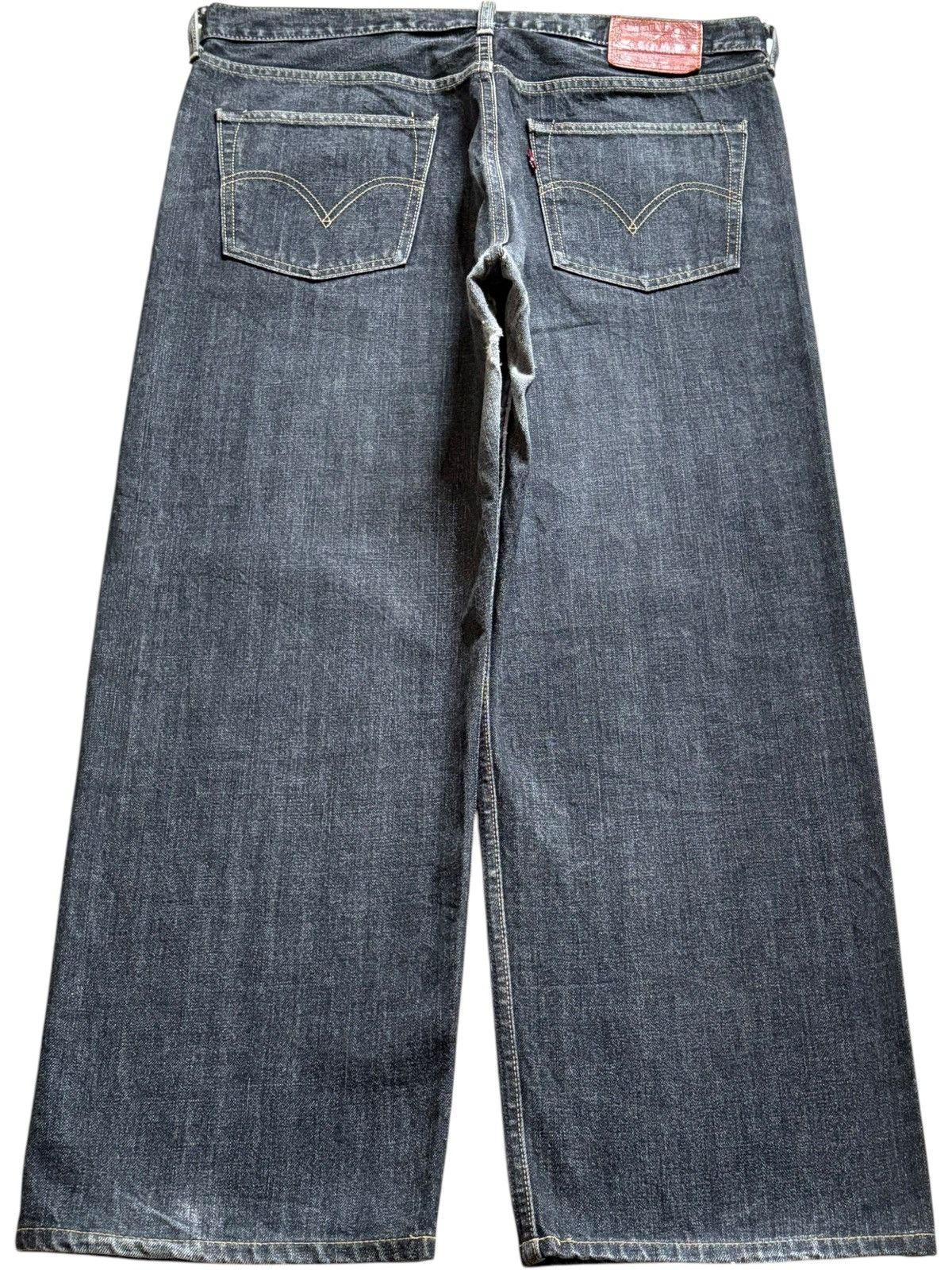 LVC × Levi's × Levi's Vintage Clothing Vintage 90s Levis 503 Black Loose Baggy Jeans Size US 36 / EU 52 - 2 Thumbnail