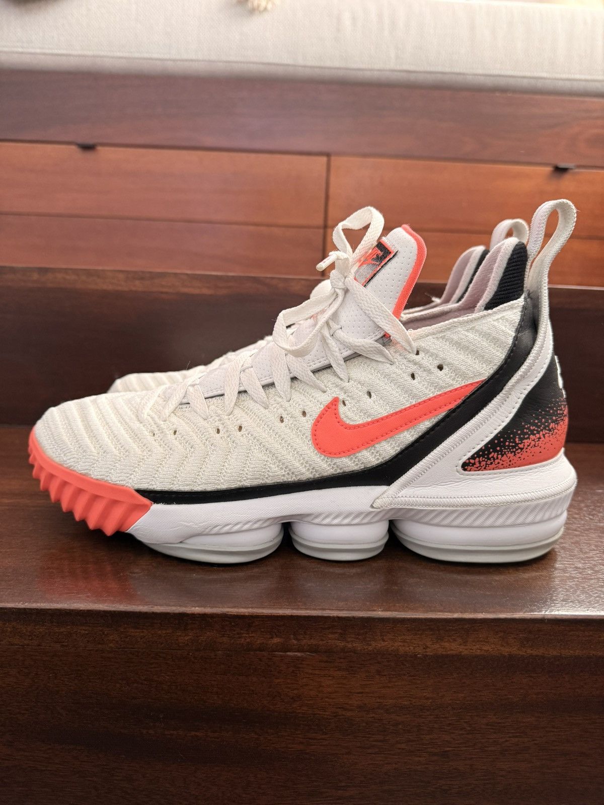 Nike Nike LeBron 16 “Hot Lava” Agassi Size US 9.5 / EU 42-43 - 3 Thumbnail