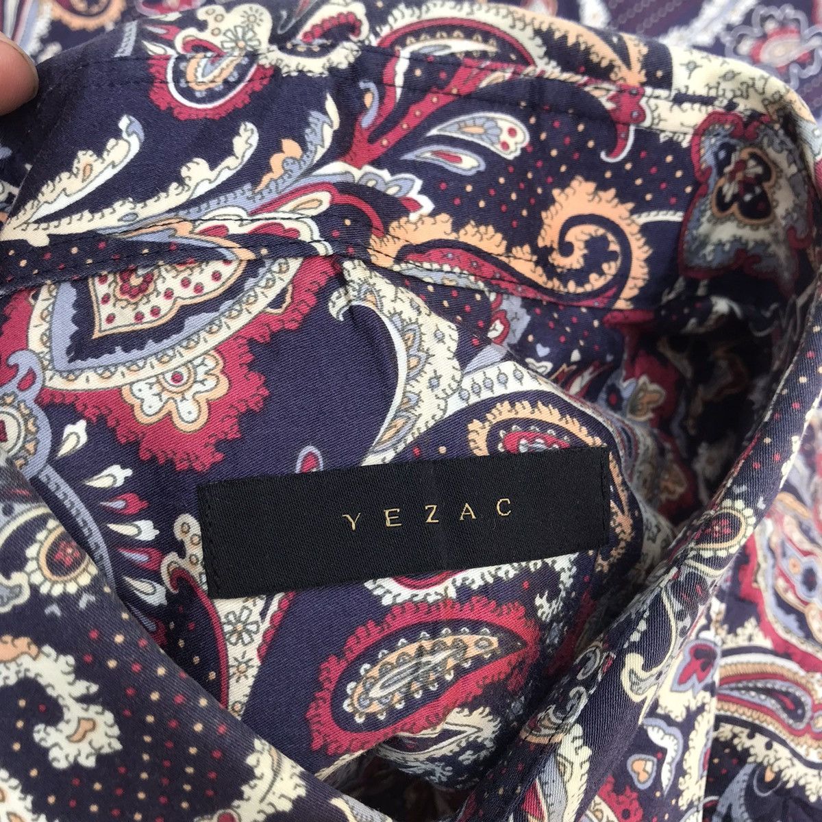 Other Paisley Short Sleeves Shirt yezac Sugar cane sweet purple pa Size US L / EU 52-54 / 3 - 5 Thumbnail