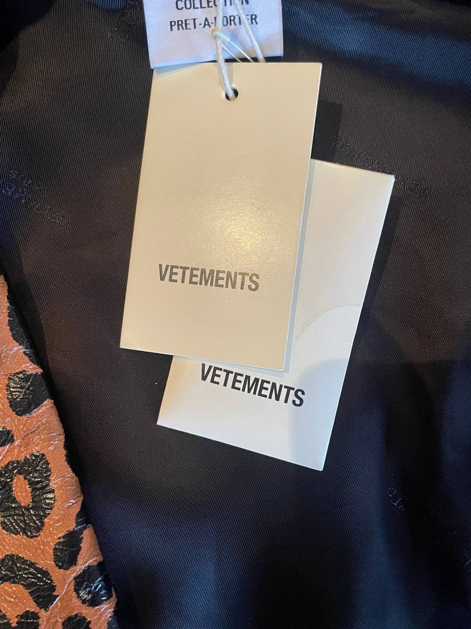 Vetements Vetements Leopard Printed Leather Blazer Size US S / EU 44-46 / 1 - 9 Thumbnail