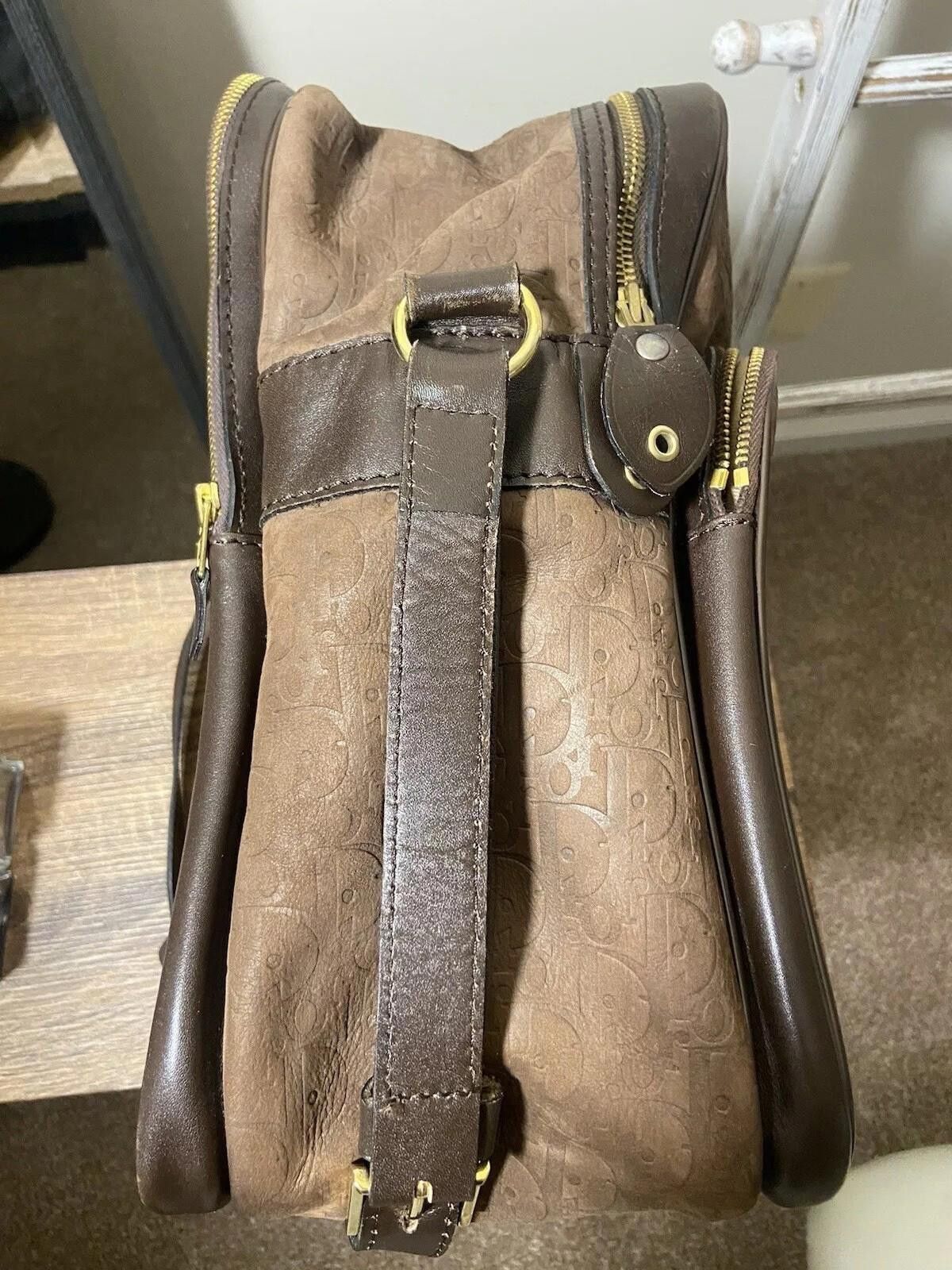 Dior Dior Trotter brown nubuck suede leather crossbody bag, good Size ONE SIZE - 6 Thumbnail