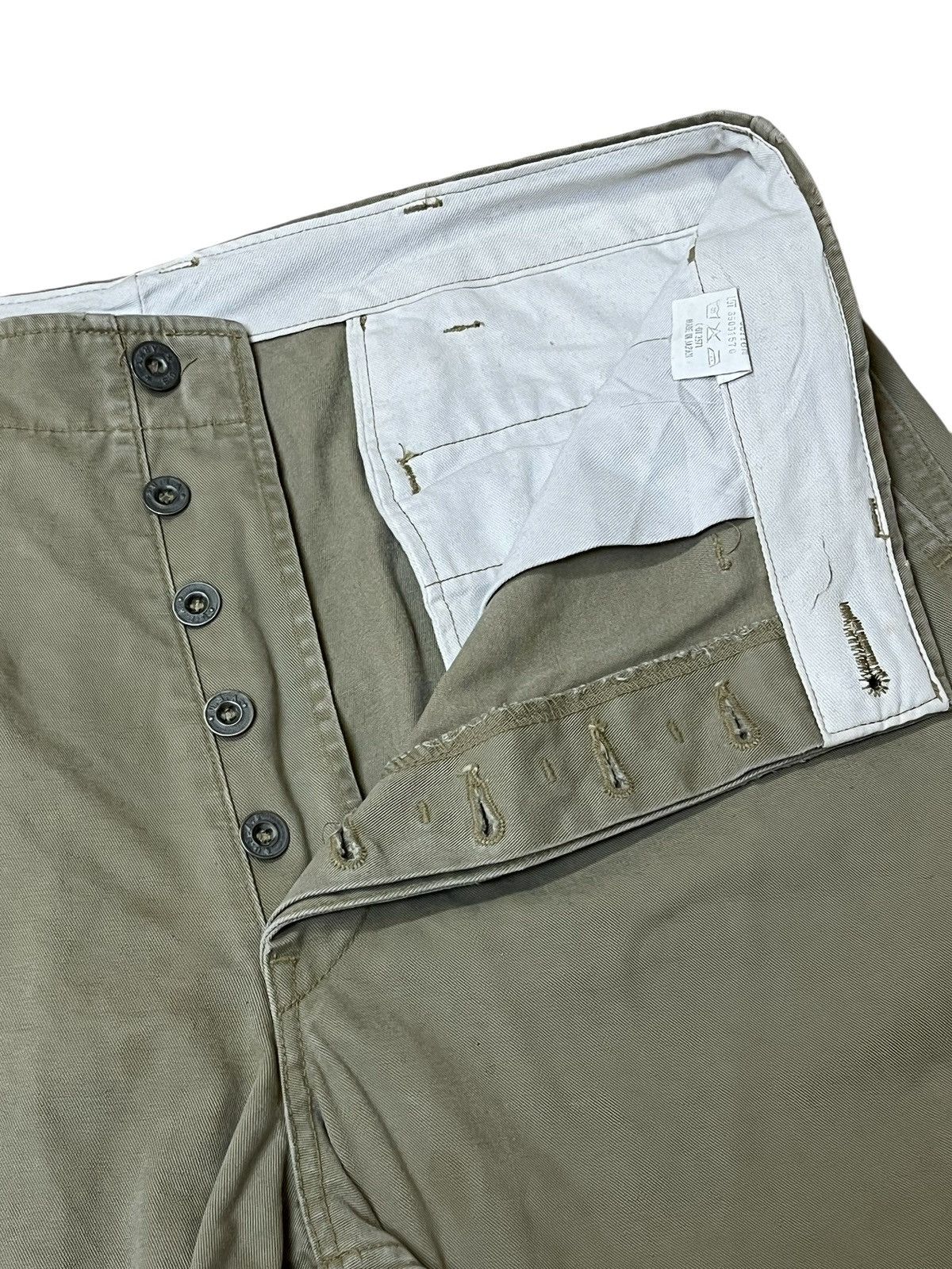 Toyo Enterprises Vintage BOBSON TK401Z us army m-1941 trousers chinos pants Size US 33 - 11 Thumbnail