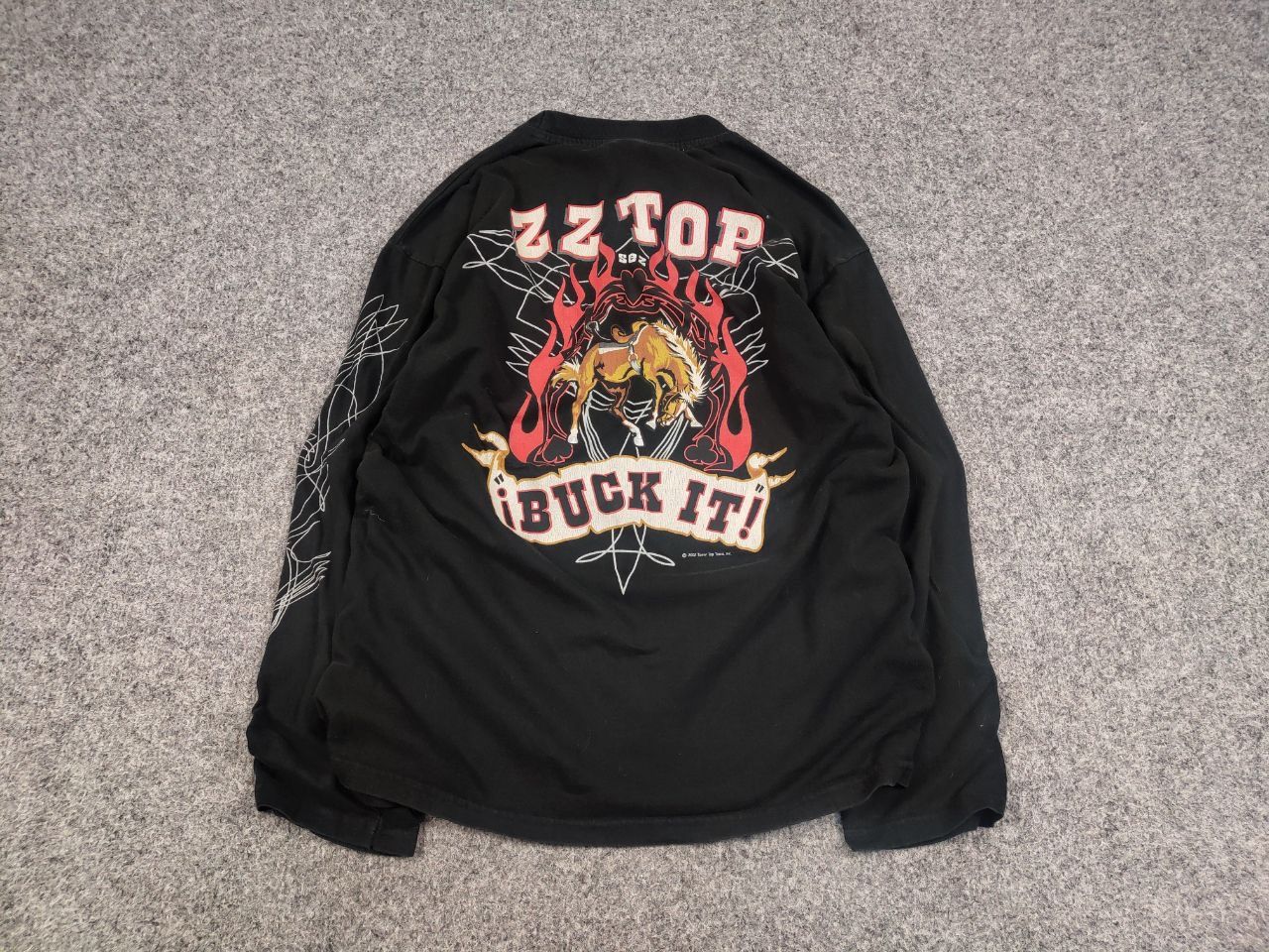 Band Tees Vintage ZZ Top 2002 Buck in Tour T Shirt Longsleeve Size US S / EU 44-46 / 1 - 2 Thumbnail