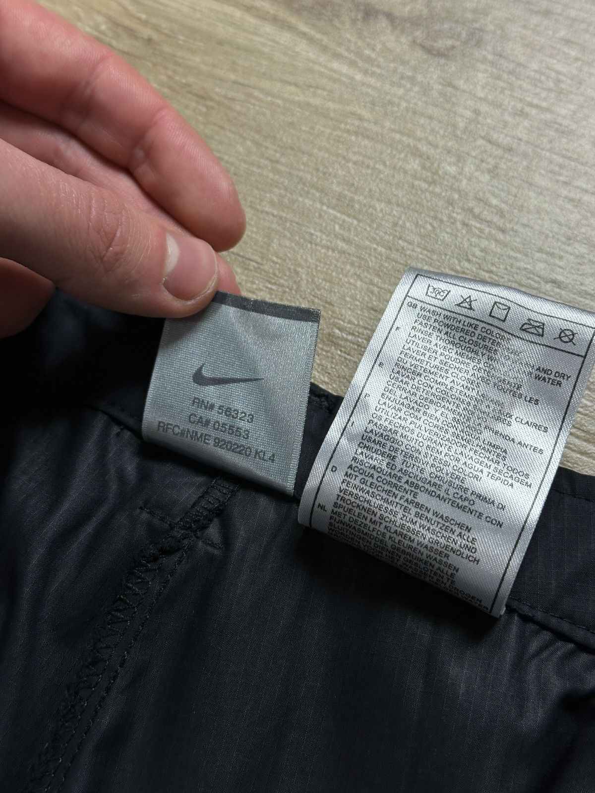 Nike × Vintage Vintage Y2K Nike Clima-Fit 2 in 1 Women’s Nylon Track Pants Size 32" / US 10 / IT 46 - 9 Thumbnail