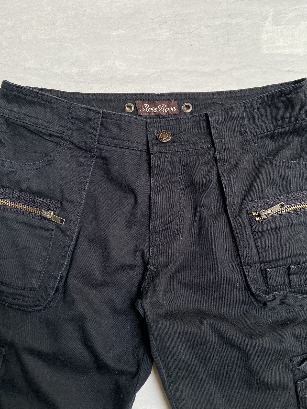 Designer × Japanese Brand ROTE ROSE Black Long Pants Size US 28 / EU 44 - 10 Thumbnail