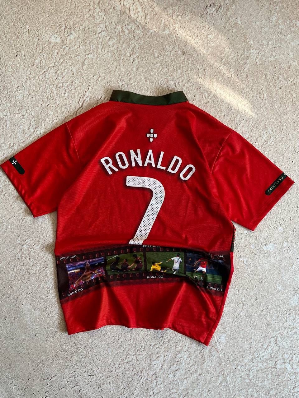Japanese Brand × Vintage Ronaldo Portugal distressed jersey soccer Size US S / EU 44-46 / 1 - 2 Thumbnail