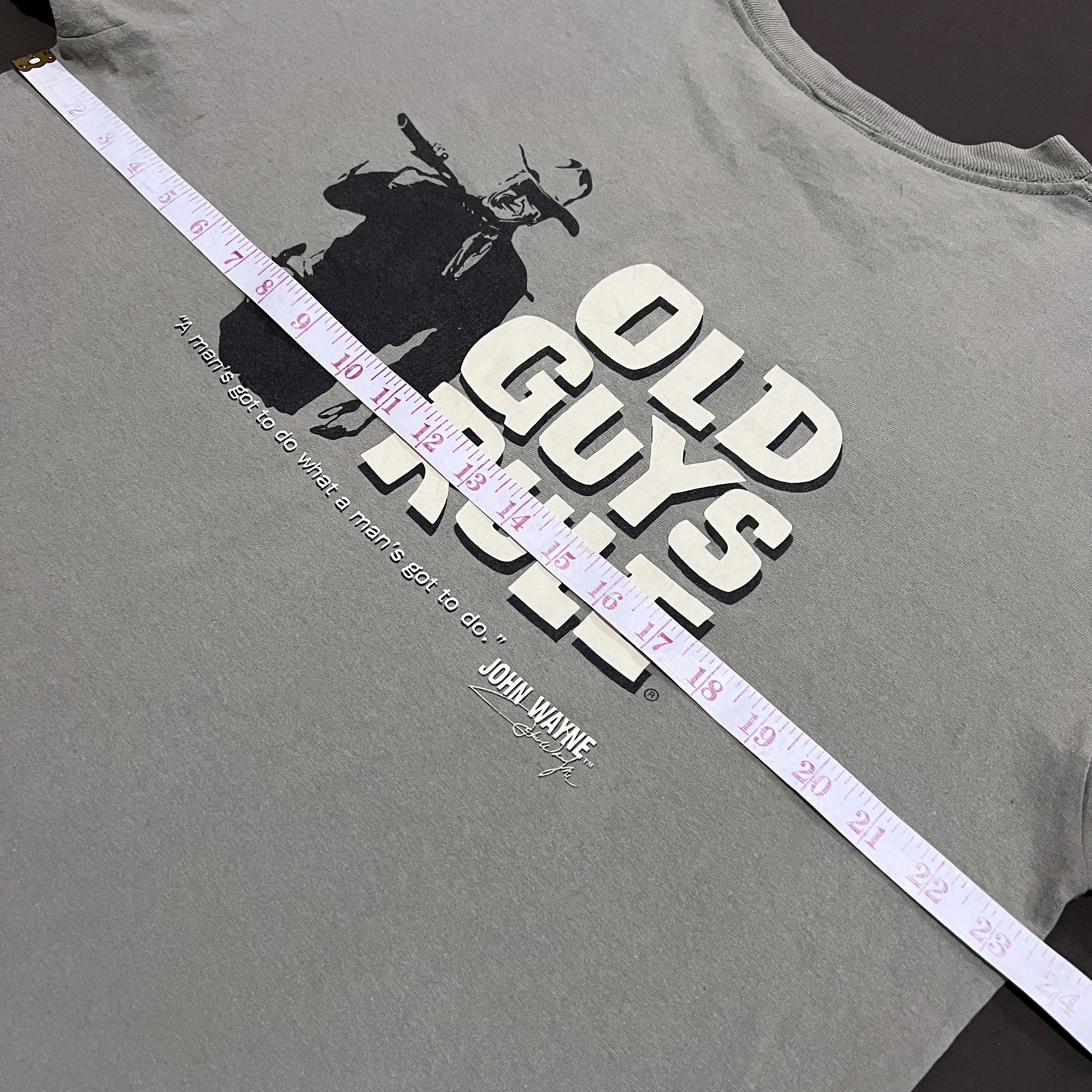 Star Of Hollywood × Vintage Vintage Y2K John Wayne old guys rule Tee XL Cowboys Size US XL / EU 56 / 4 - 8 Thumbnail