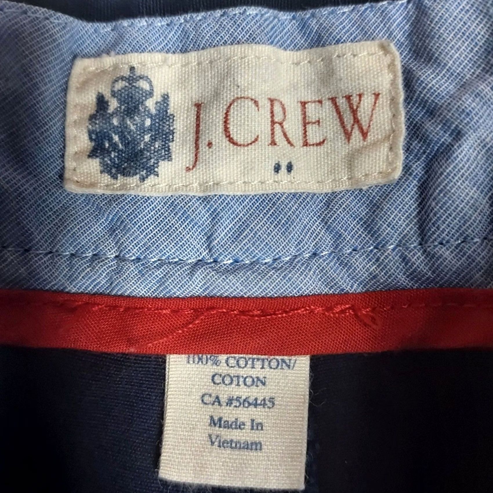 J.Crew J.Crew Navy Men Chino Shorts Regular Size 34 Cotton Beach Outdoor Sports Workwear Casual Travel Navy Mens Size US 34 / EU 50 - 6 Thumbnail