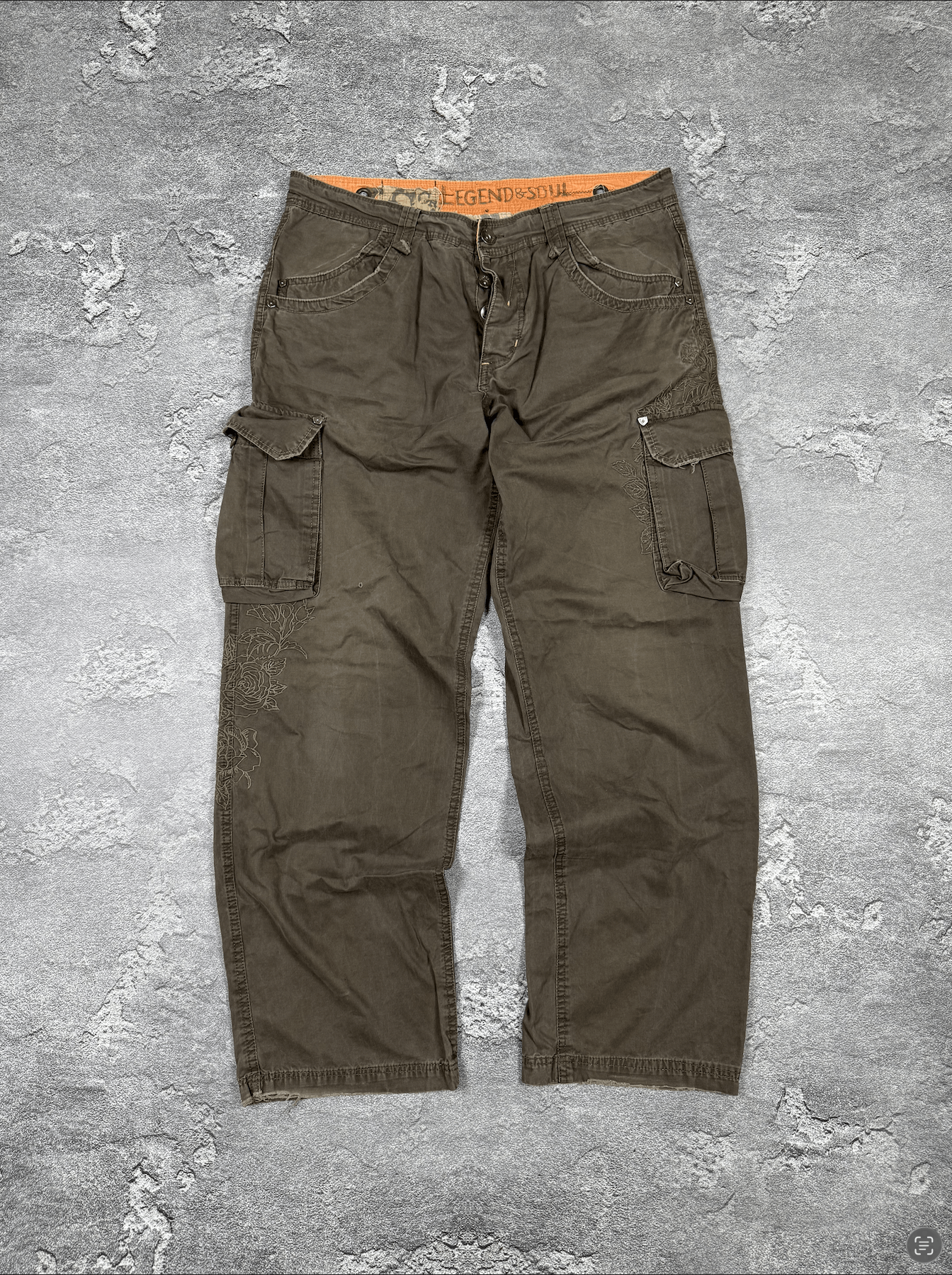 Hysteric Glamour If Six Was Nine Cargo Straight Flared Pants Size 32 Y2K 00s Size US 32 / EU 48 - 2 Thumbnail