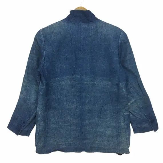 yoshie inaba Vtg L’EQUIPE YOSHIE INABA Japanese Denim Boro Jeans Jacket Size M / US 6-8 / IT 42-44 - 6 Thumbnail