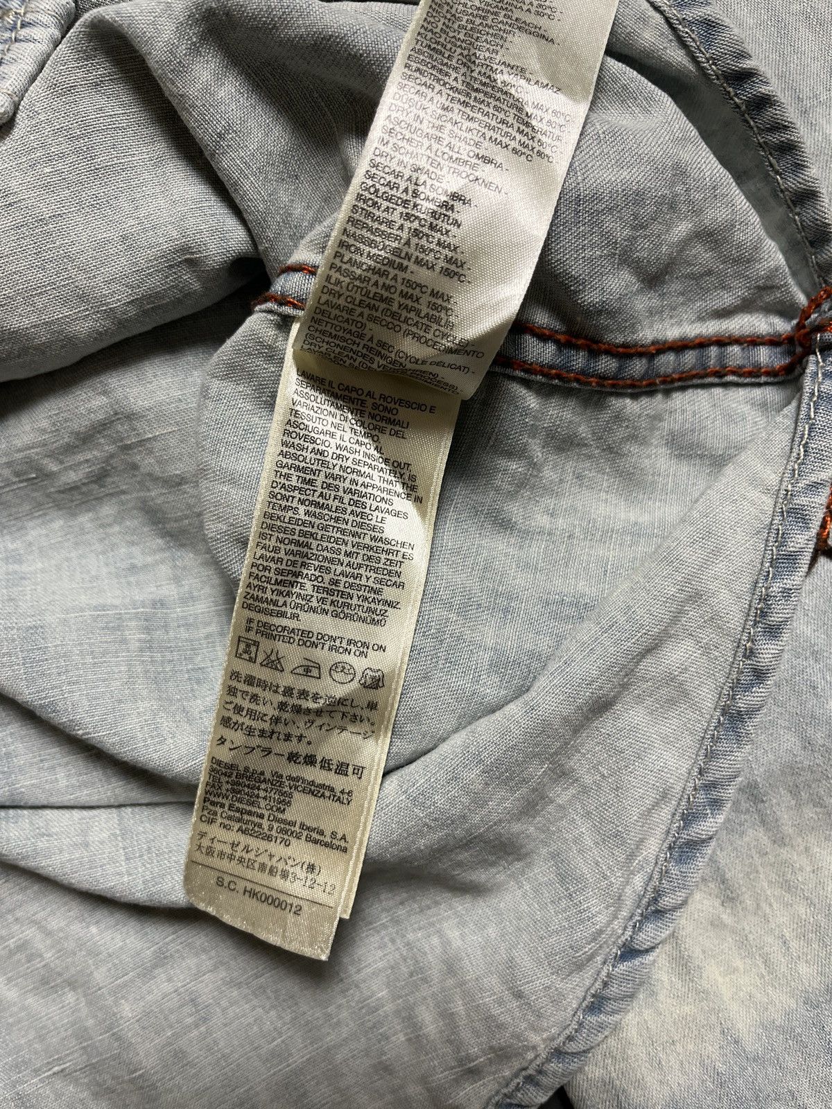 Diesel Diesel Western Denim Shirt Size US L / EU 52-54 / 3 - 8 Thumbnail