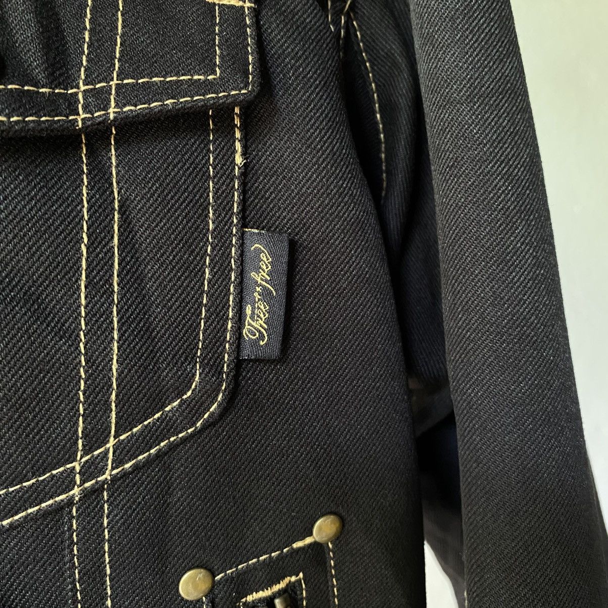 Japanese Brand Fun & Function Black Denim Jacket Size M / US 6-8 / IT 42-44 - 6 Thumbnail