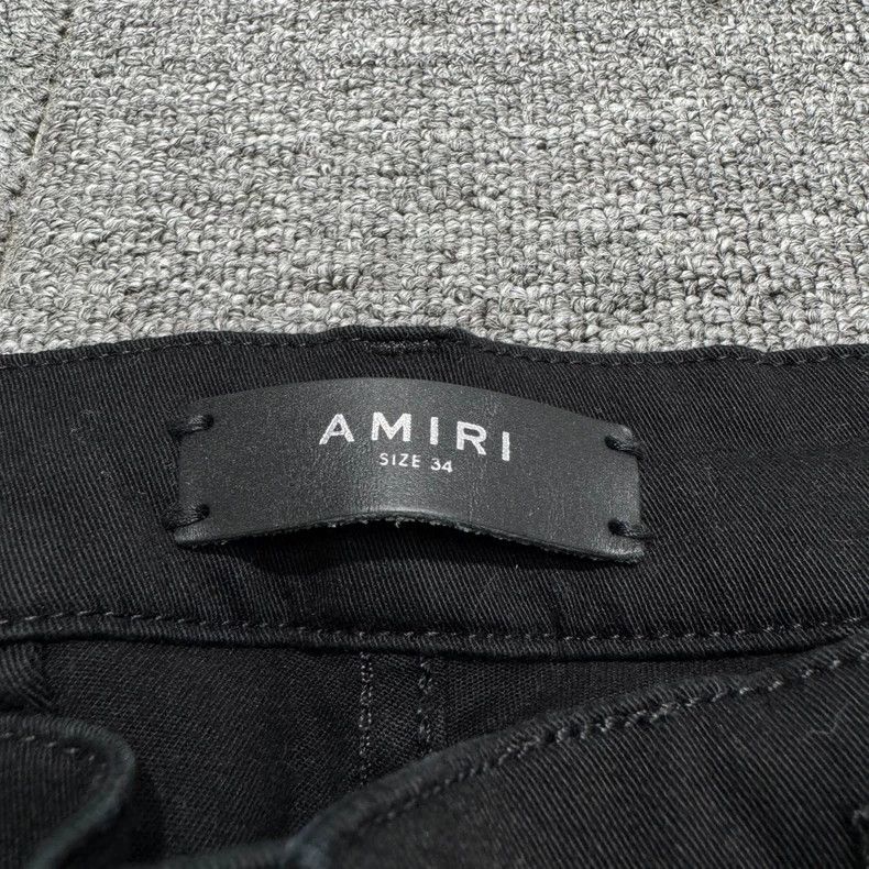 Amiri Amiri belt-looped multi-pocket denim jeans Size US 34 / EU 50 - 2 Thumbnail